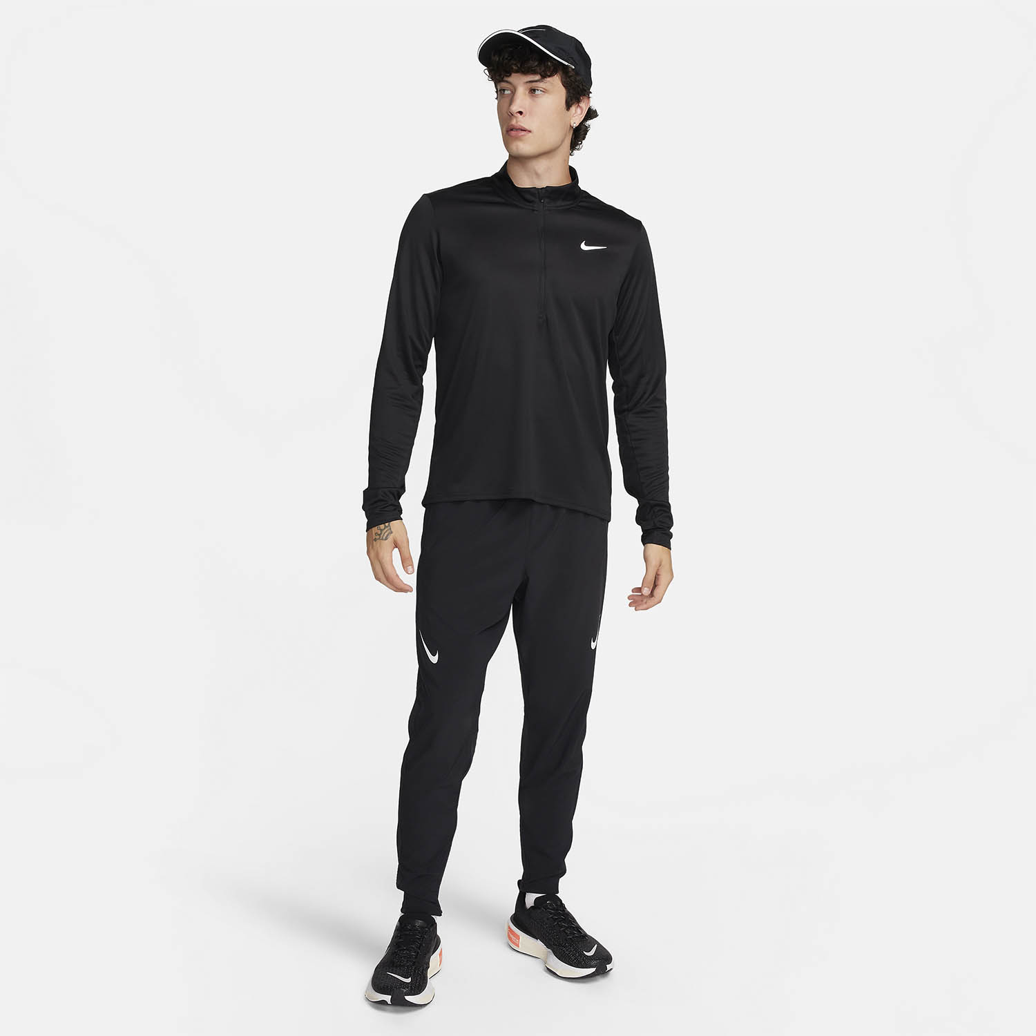 Nike AeroSwift Men's Running Pants - Black/Summit White