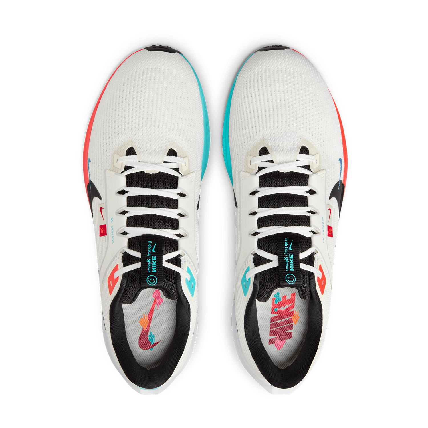 Nike Air Zoom Pegasus 40 - Sail/Black/White/Bright Crimson