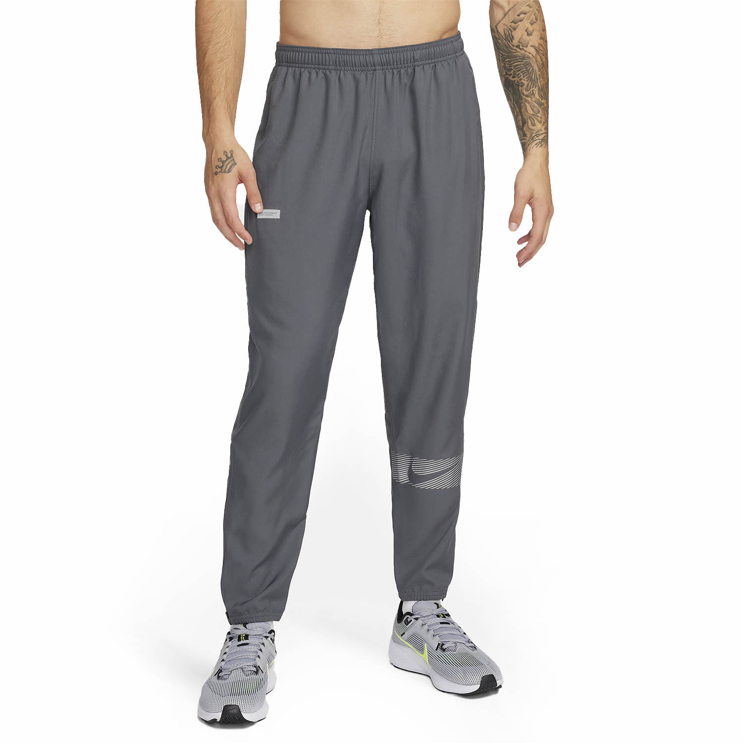 Nike Challenger Flash Pantaloni - Iron Grey/Reflective Silver