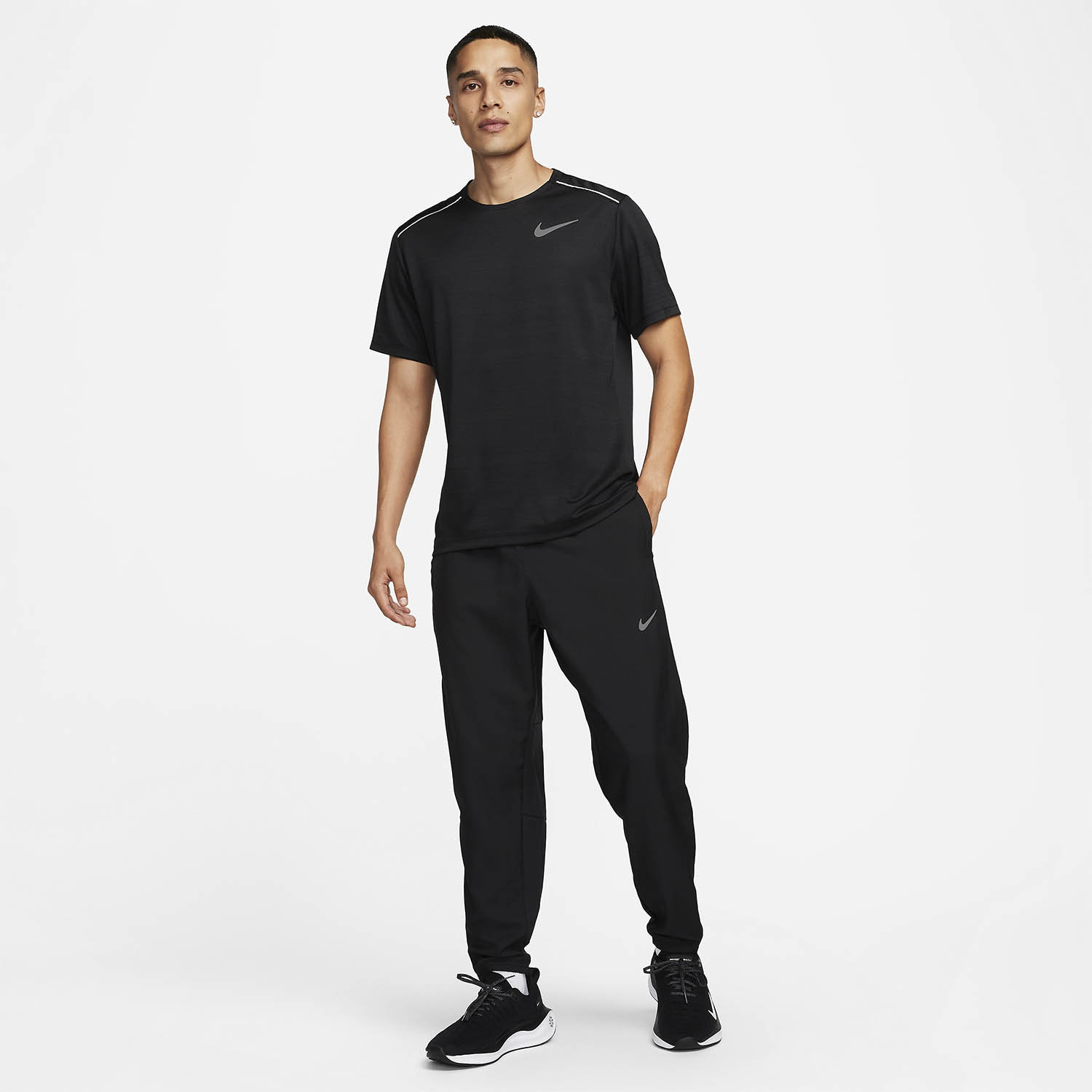 Nike Challenger Men's Running Pants - Black/Reflective Silver