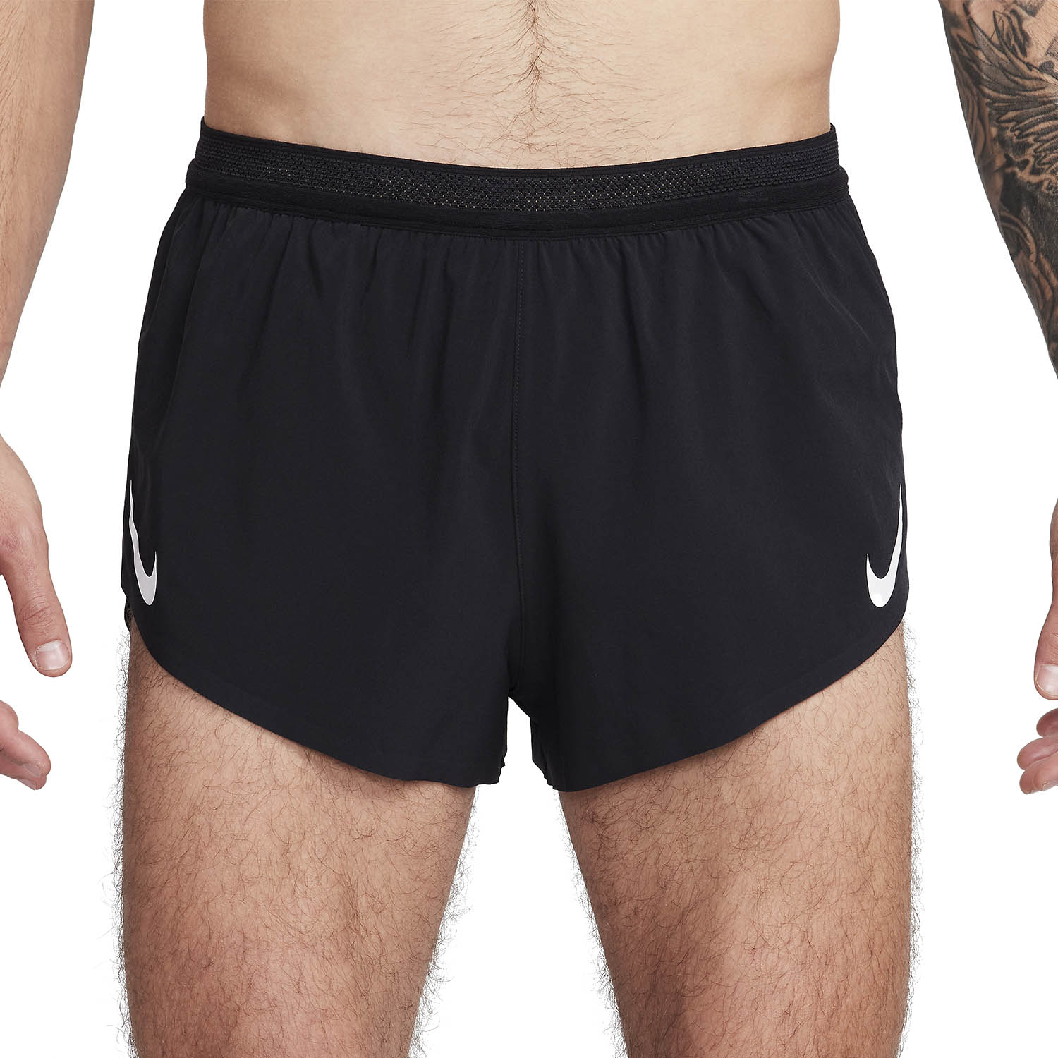 Nike Dri-FIT ADV AeroSwift 2in Shorts - Black/Summit White