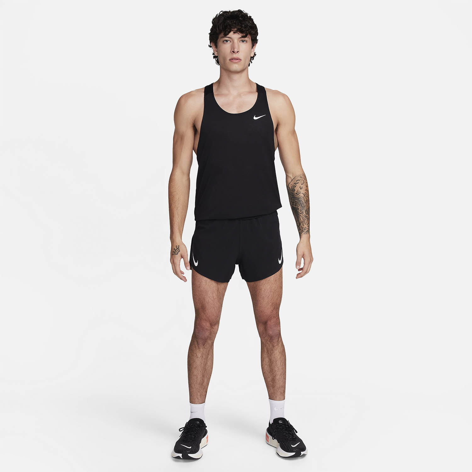 Nike Dri-FIT ADV AeroSwift 4in Shorts - Black/Summit White