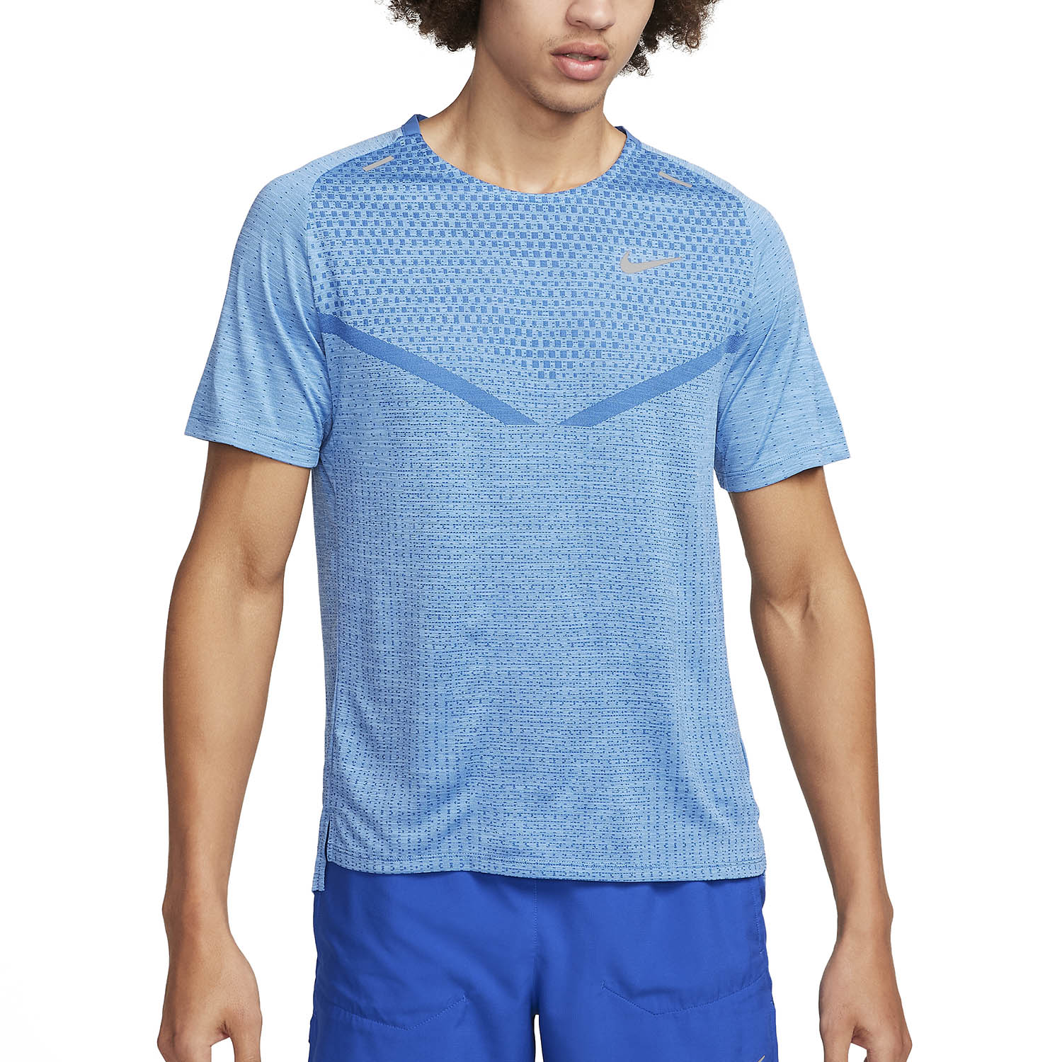 Nike Dri-FIT ADV Techknit Ultra T-Shirt - Star Blue/Reflective Silver