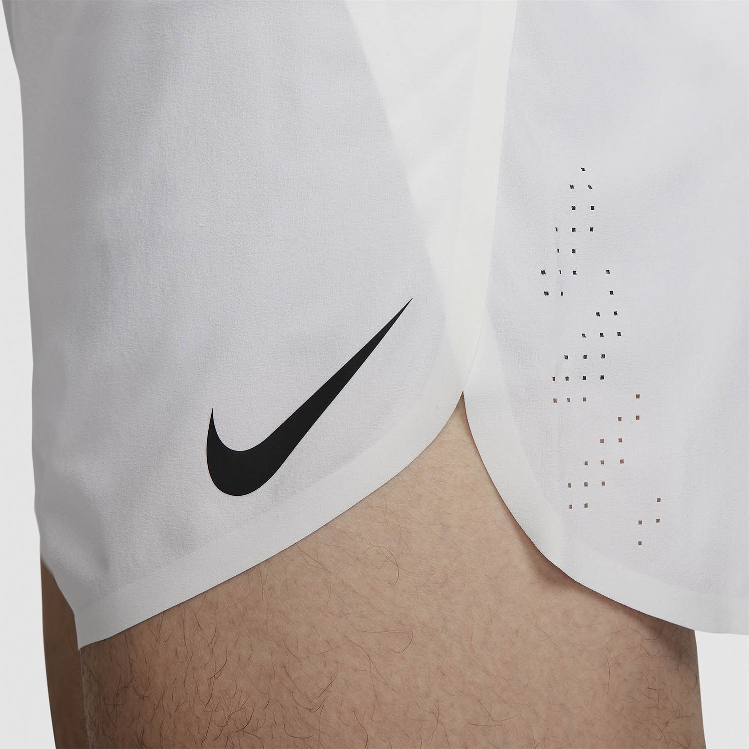 Nike Dri-FIT ADV AeroSwift 4in Pantaloncini - Summit White/Black
