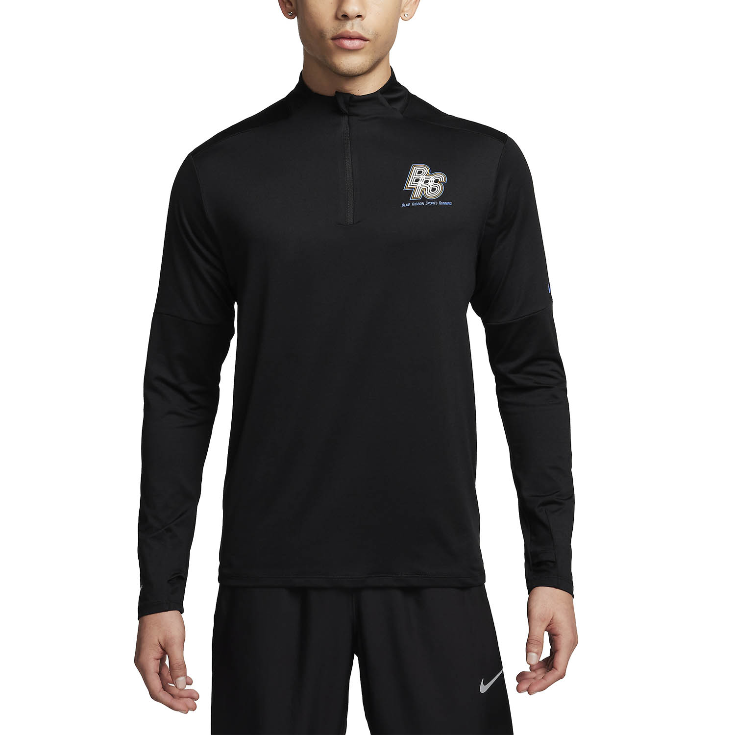 Nike Dri-FIT Element Energy BRS Maglia - Black/Hyper Royal