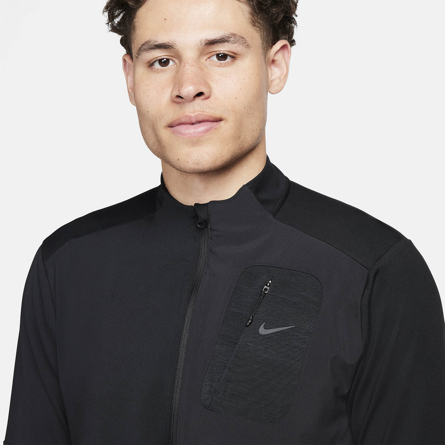 Nike Dri-FIT Element Maglia - Black/Black Reflective