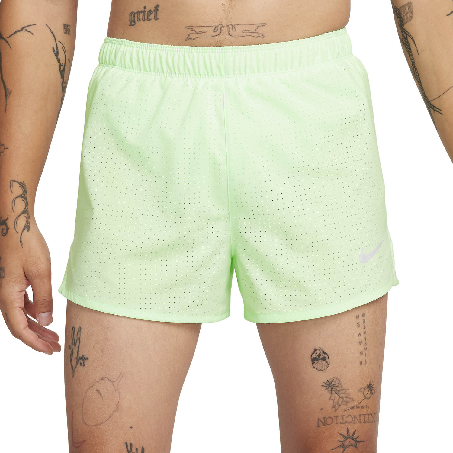 Nike Dri-FIT Fast 3in Pantaloncini - Vapor Green/Reflective Silver