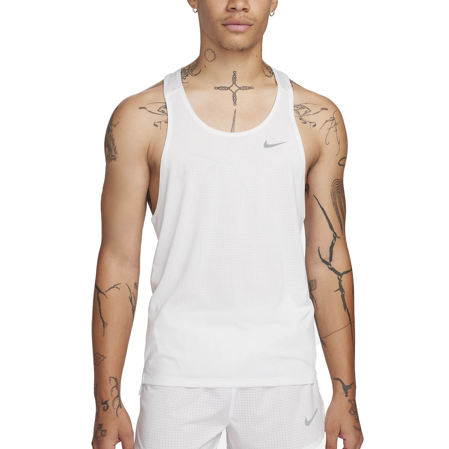 Nike Dri-FIT Fast Tank - Summit White/Reflective Silver