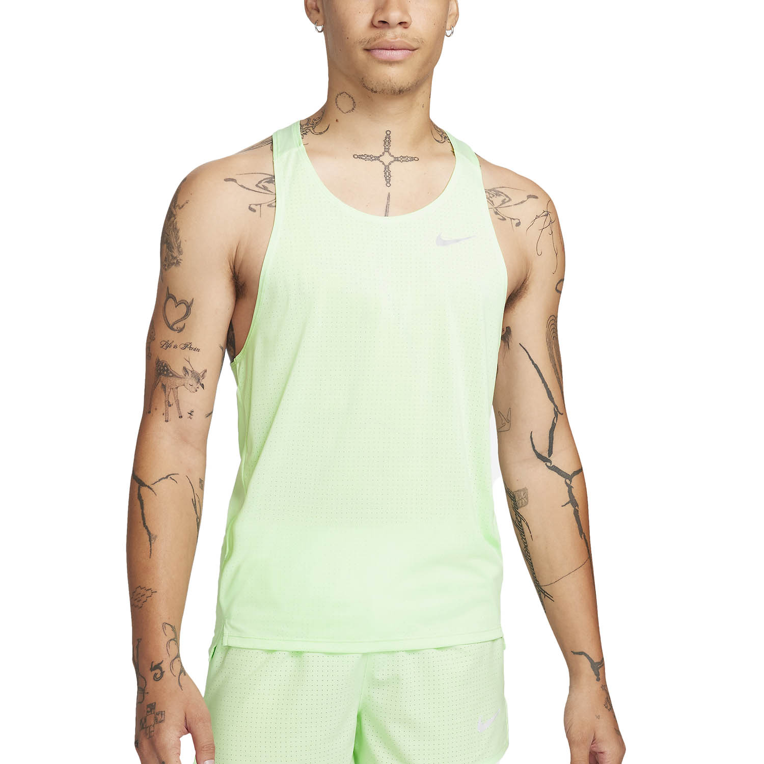 Nike Dri-FIT Fast Canotta - Vapor Green/Reflective Silver