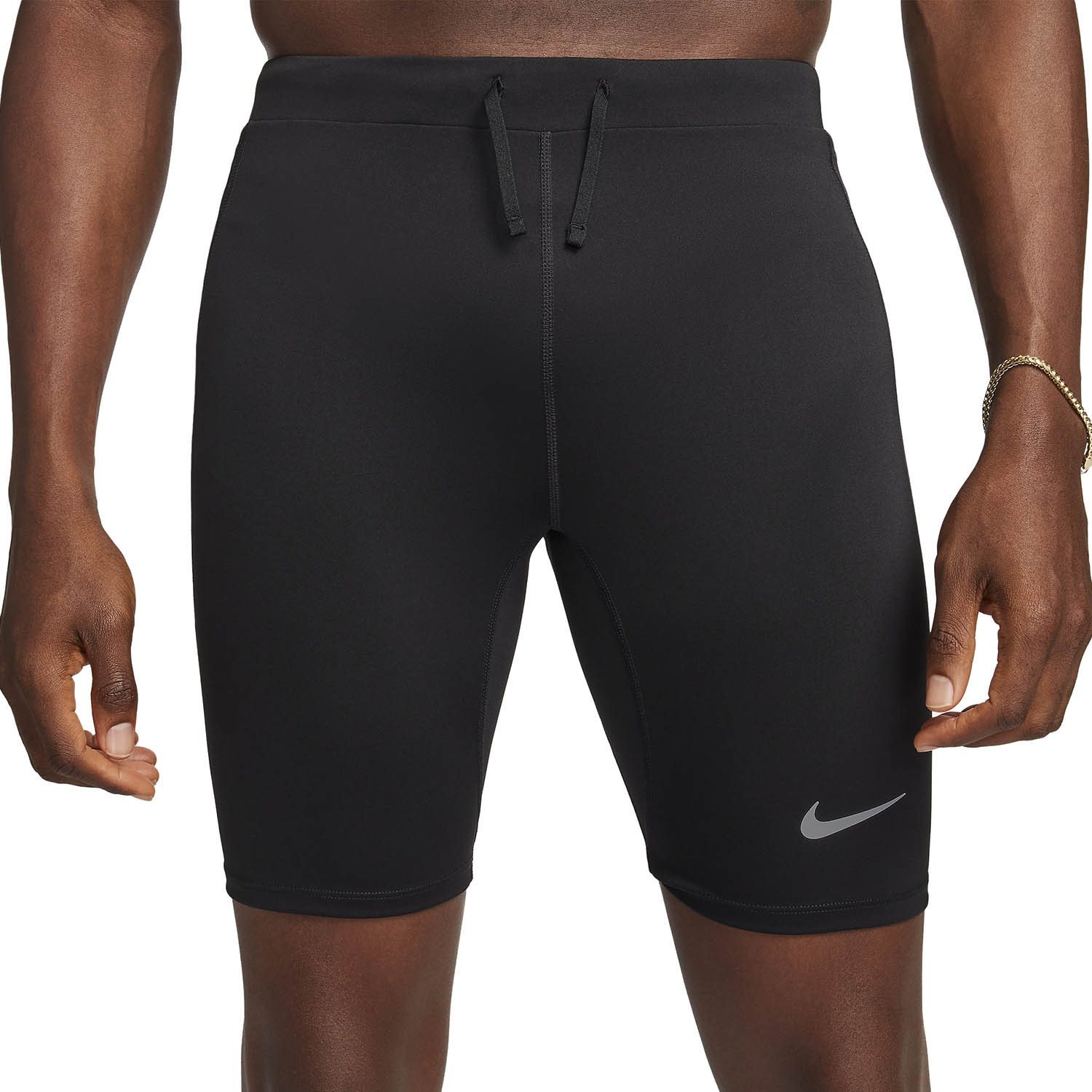 Nike Dri-FIT Fast 8in Shorts - Black/Reflective Silver