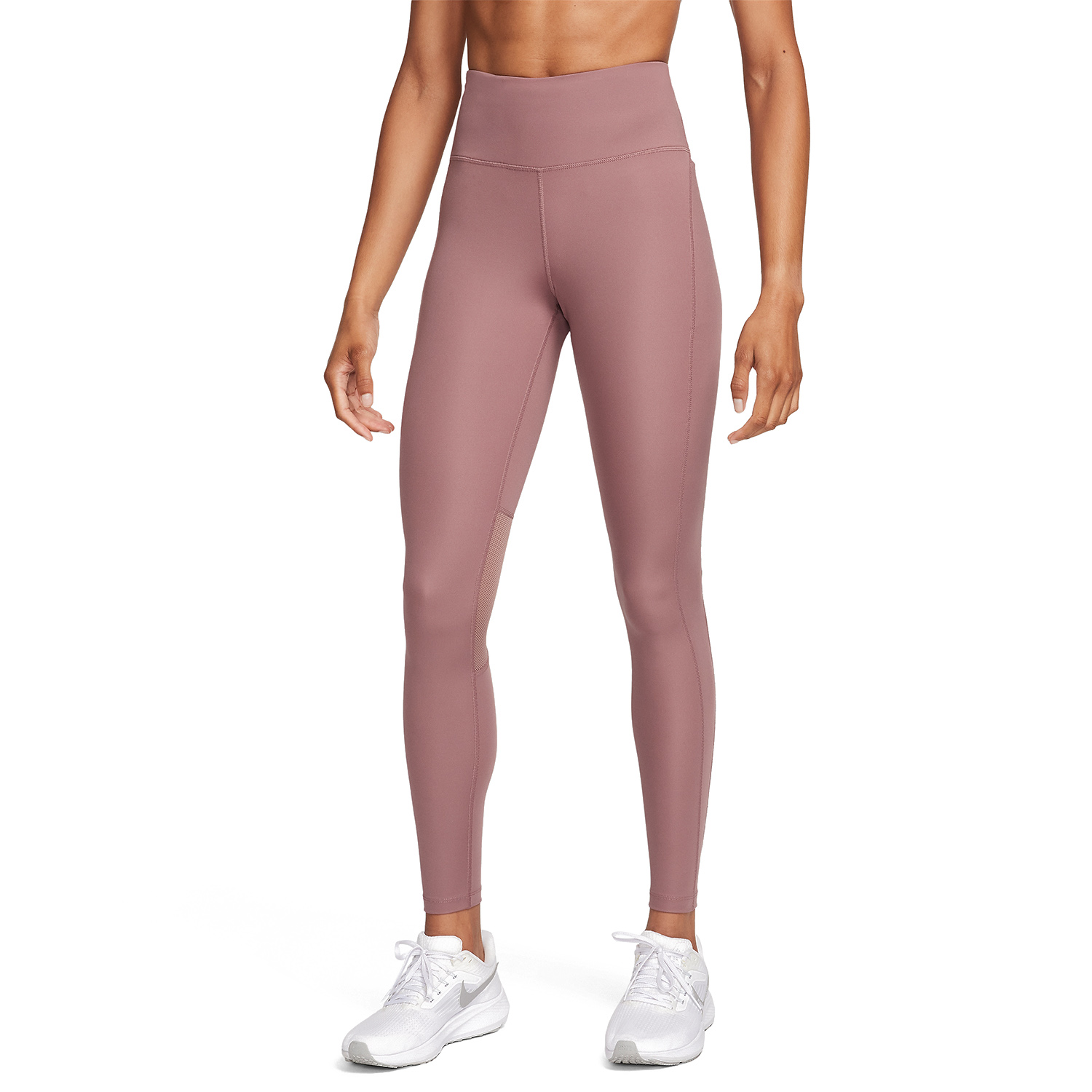 Nike Women's Fast Crop Running Leggings Purple Mesh Size L NWT CZ9238-573
