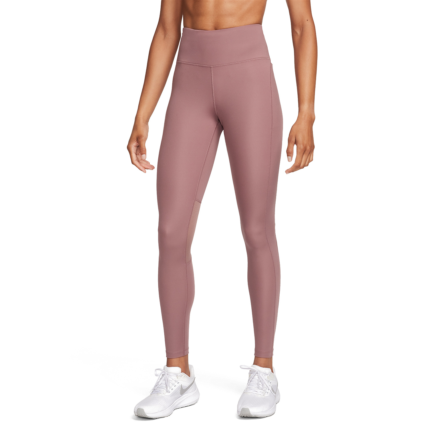 Nike Dri-FIT  Fast Tights - Smokey Mauve/Reflective Silver