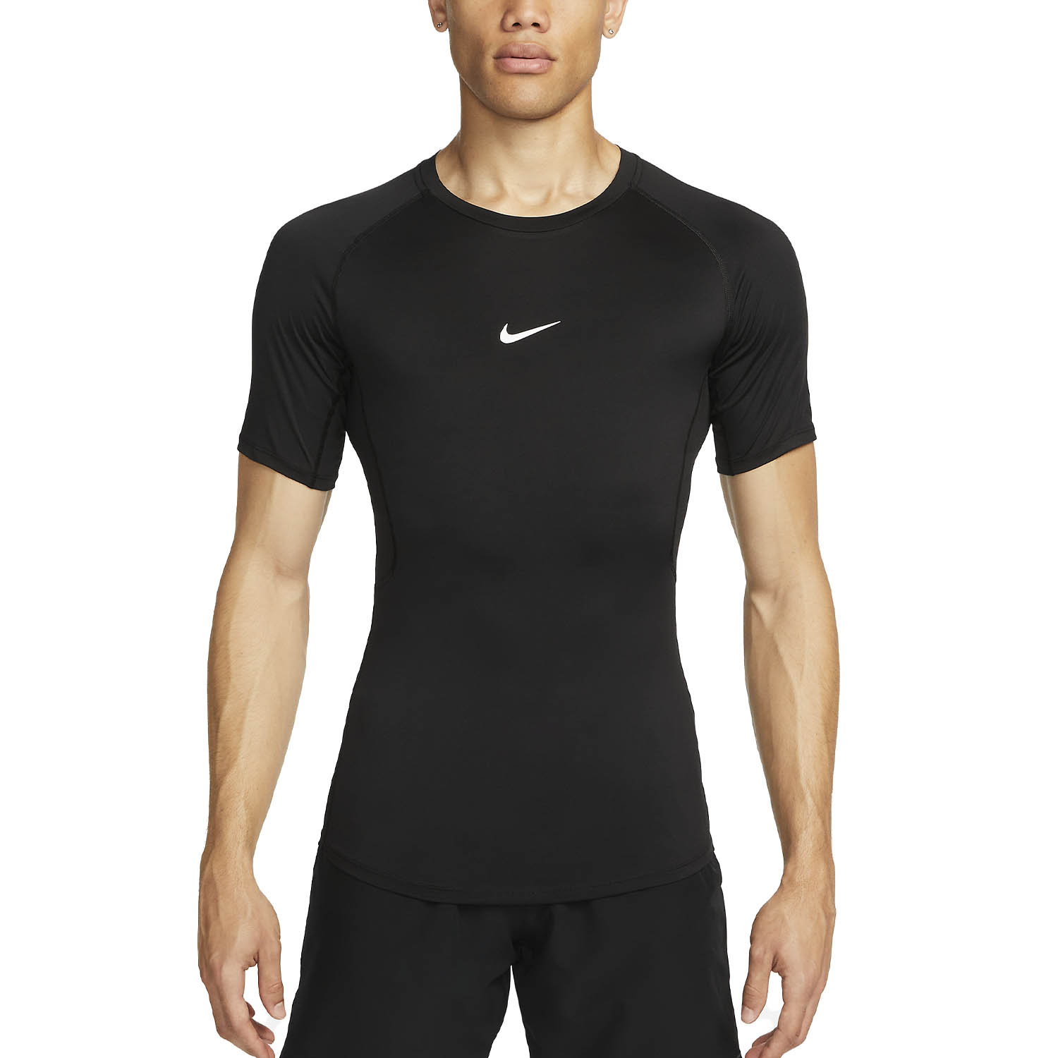 Nike Dri-FIT Logo Camiseta - Black/White