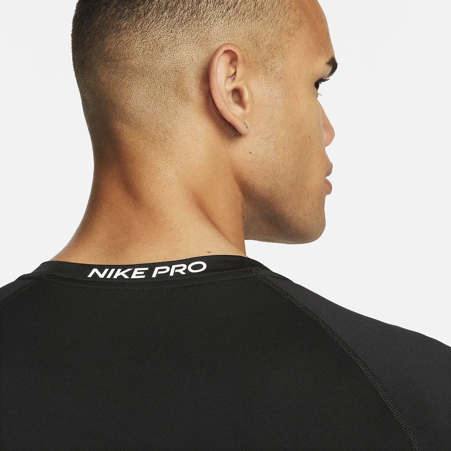 Nike Dri-FIT Logo Men's Training T-Shirt - Black/White