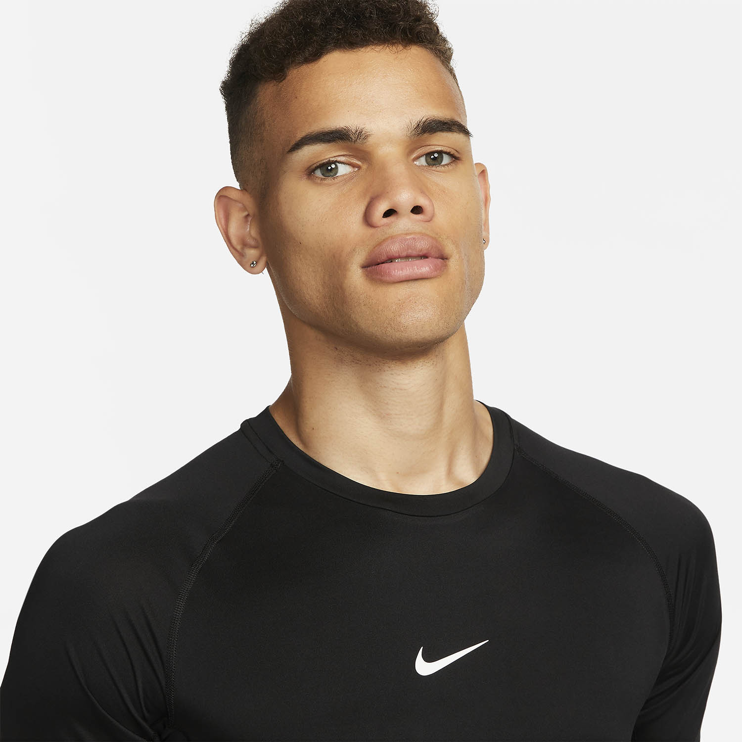 Nike Dri-FIT Logo Camiseta - Black/White