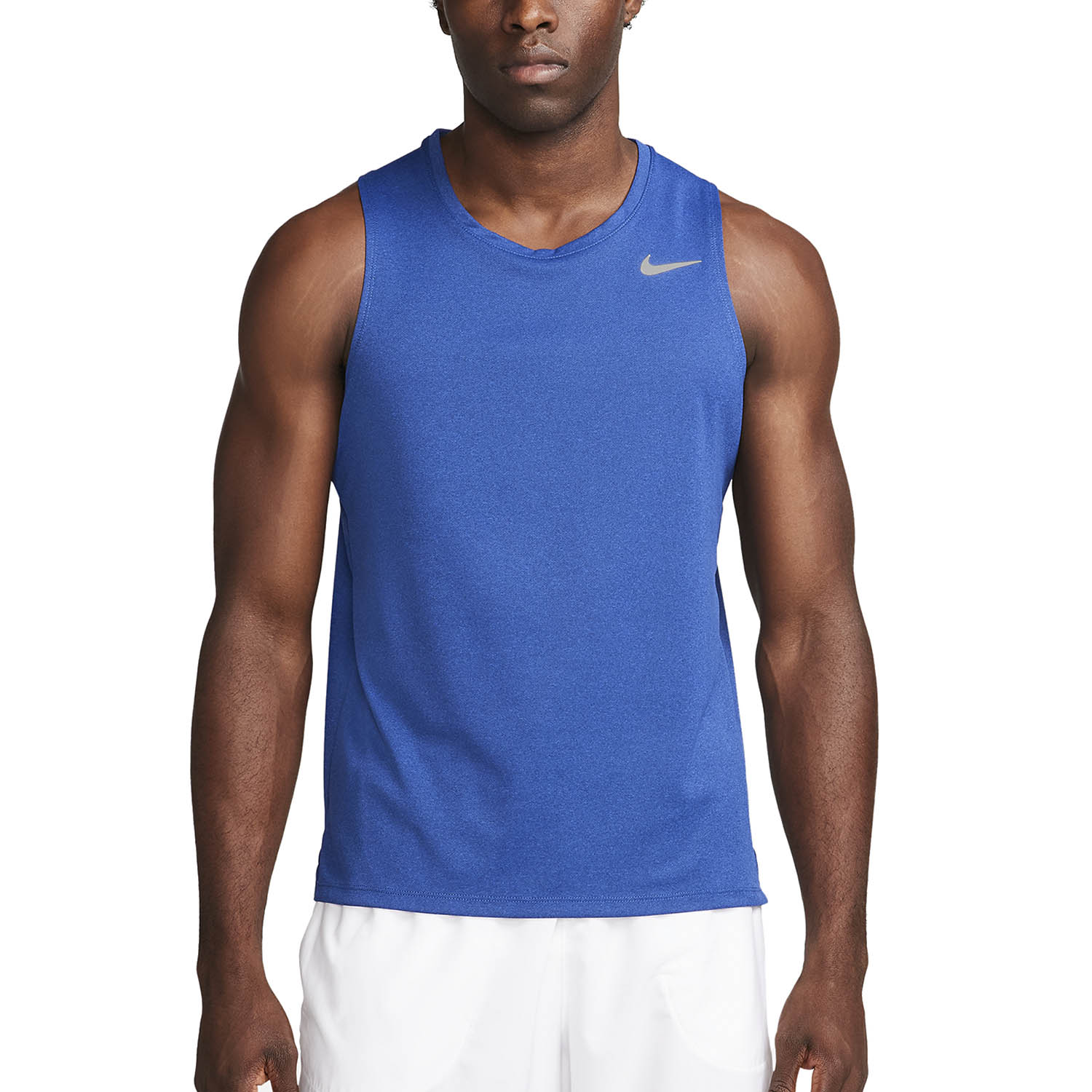 Nike Dri-FIT Miler Run Tank - Game Royal/Midnight Navy/Reflective Silver