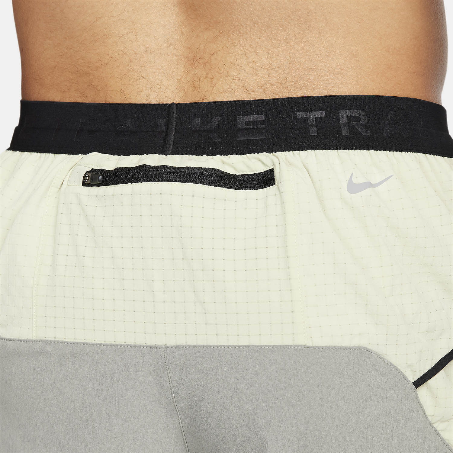 Nike Dri-FIT Second Sunrise 5in Pantaloncini - Dark Stucco/Olive Aura/Summit White