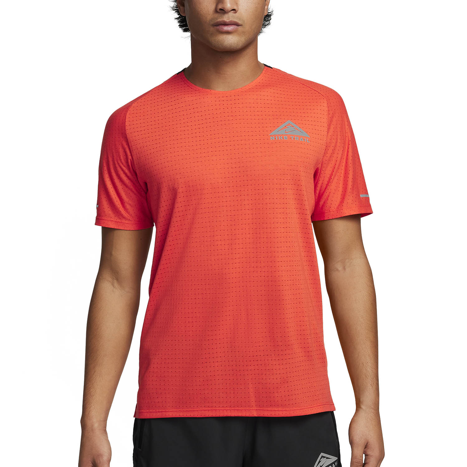 Nike Dri-FIT Solar Chase Camiseta - Cosmic Clay/Summit White