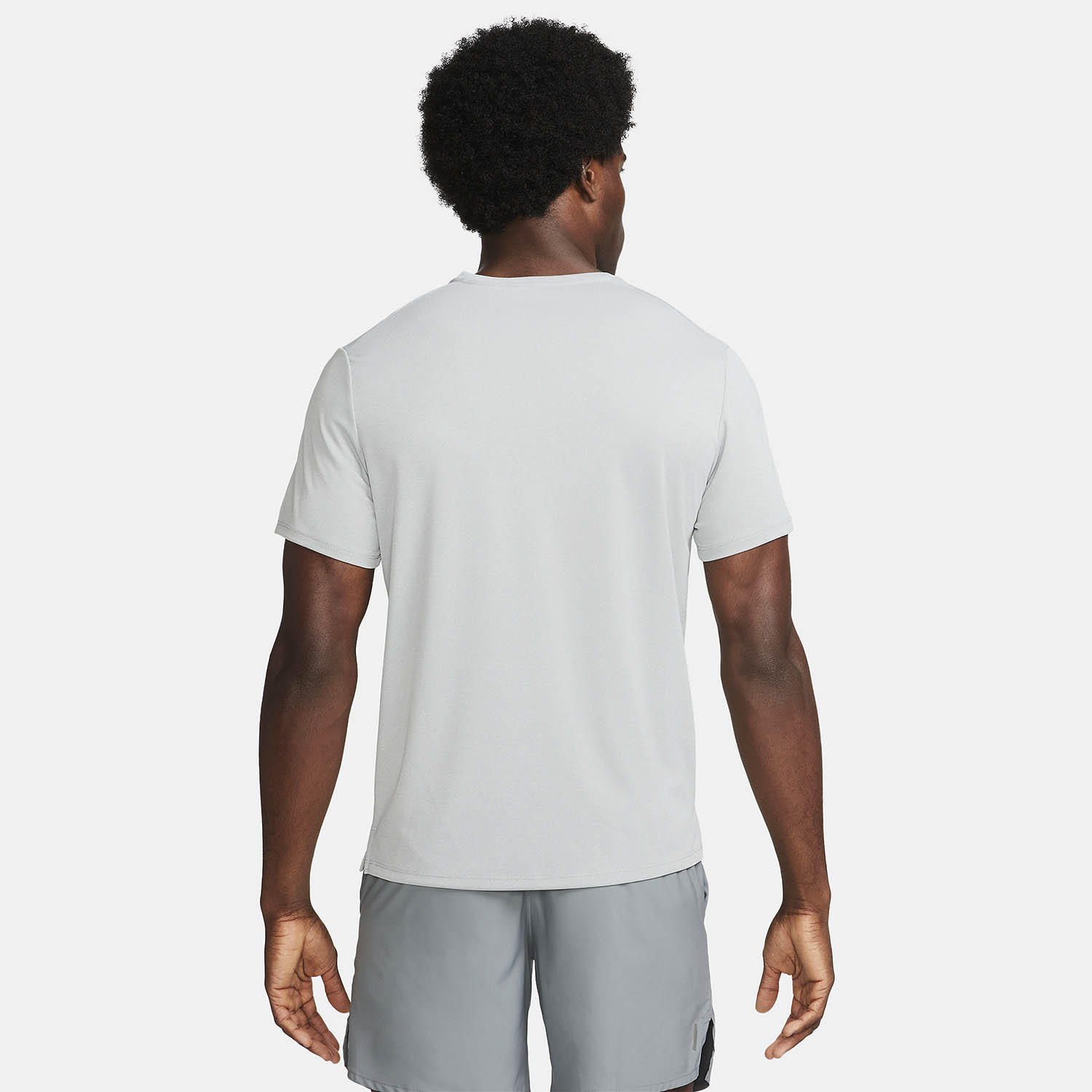 Nike Dri-FIT UV Run Division Miler Camiseta - Grey Fog/Particle Grey/Reflective Silver