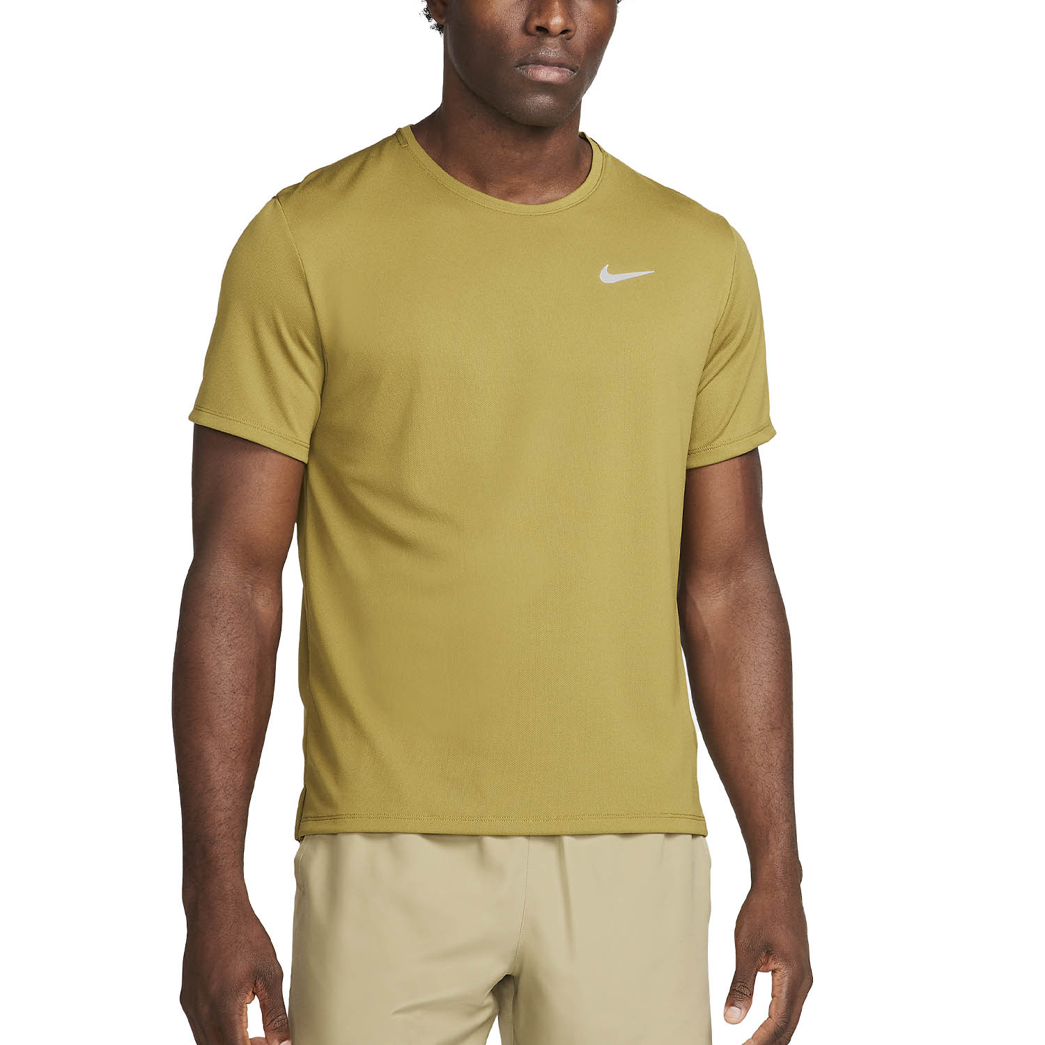 Nike Dri-FIT UV Run Division Miler T-Shirt - Pacific Moss/Reflective Silver