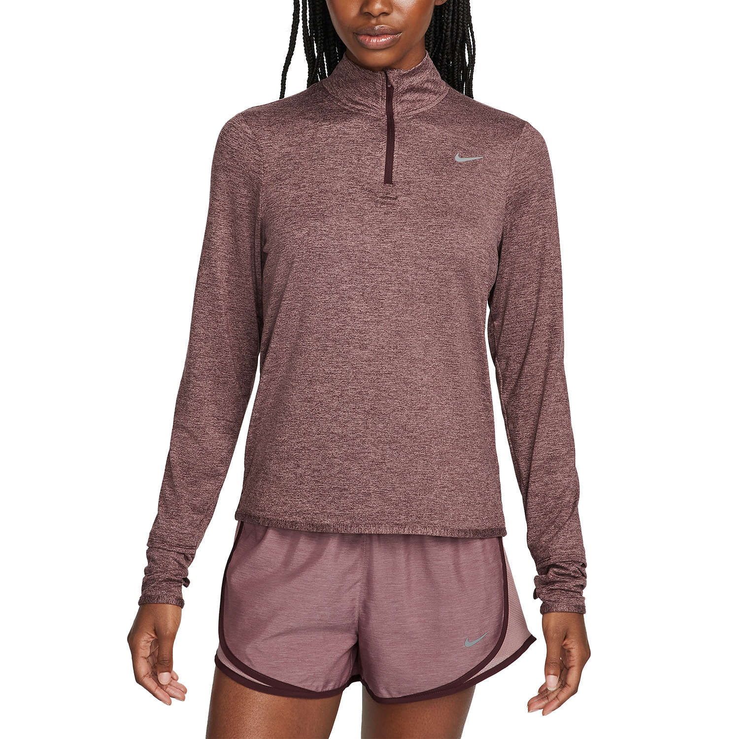 Nike Element Shirt - Burgundy Crush/Reflective Silver