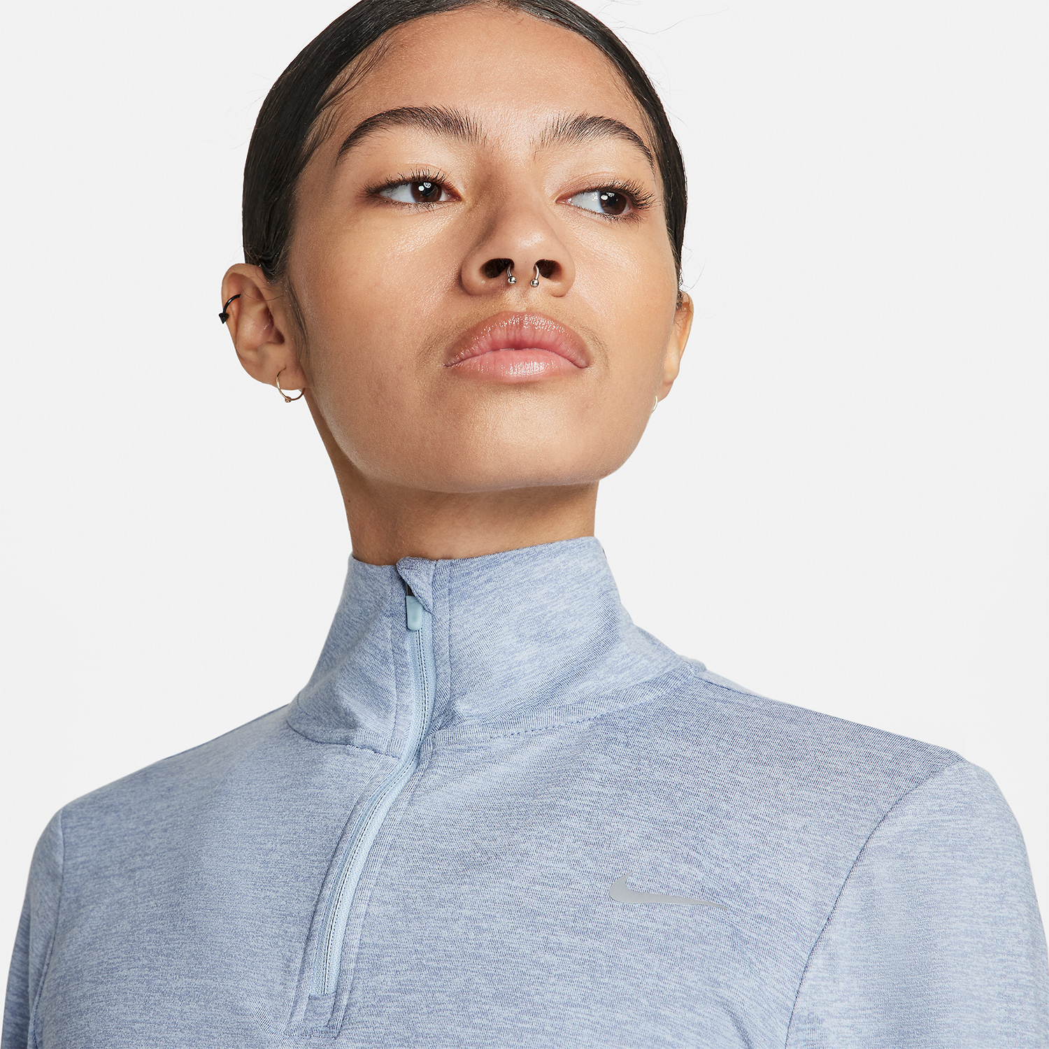 Nike Element Shirt - Light Armory Blue/Reflective Silver