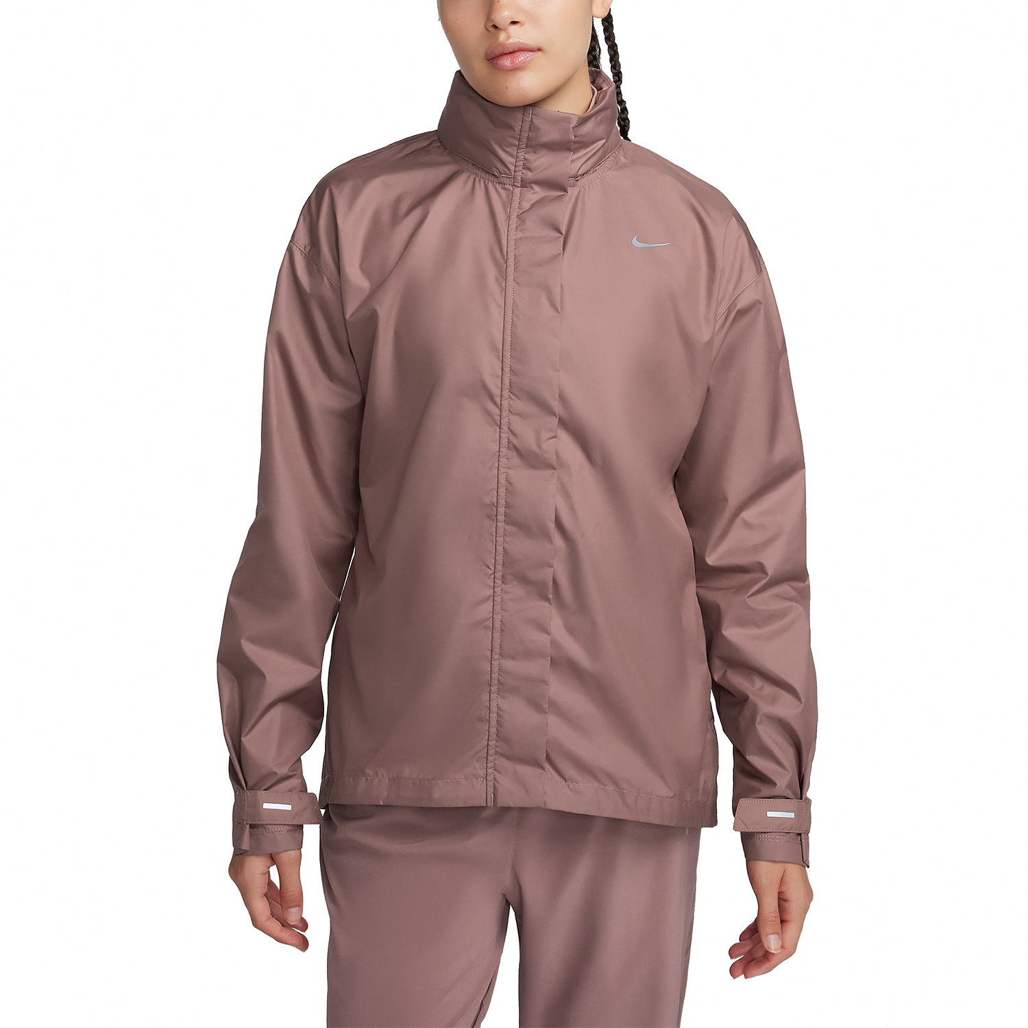 Nike Fast Repel Chaqueta - Smokey Mauve/Black/Reflective Silver