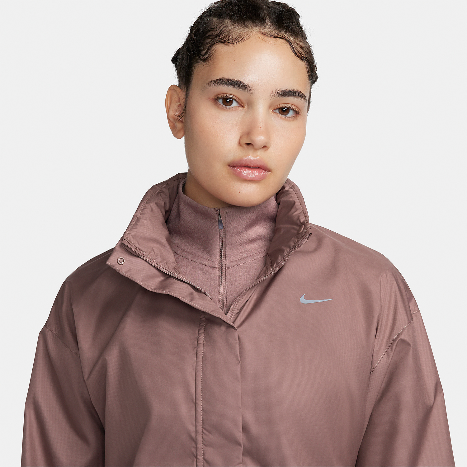 Nike Fast Repel Jacket - Smokey Mauve/Black/Reflective Silver