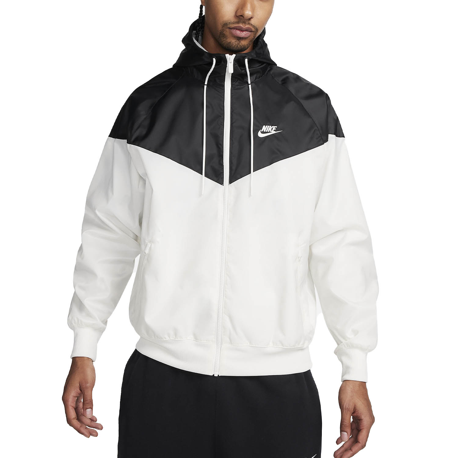 Nike Heritage Essentials Windrunner Giacca - Sail/Black