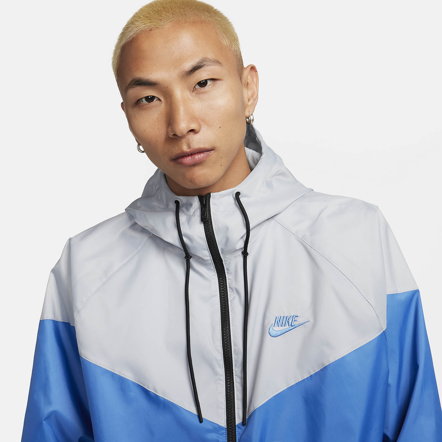 Nike Heritage Essentials Windrunner Jacket - Star Blue/Wolf Grey