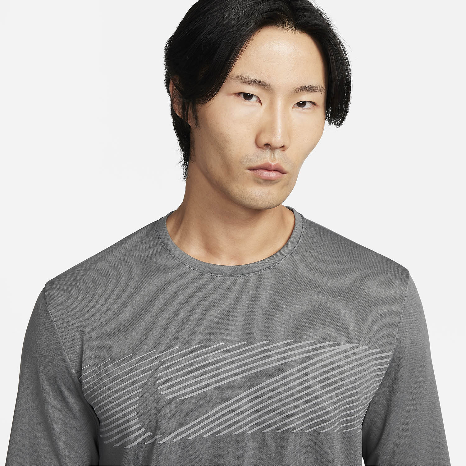 Nike Miler Flash Camisa - Iron Grey/Reflective Silver