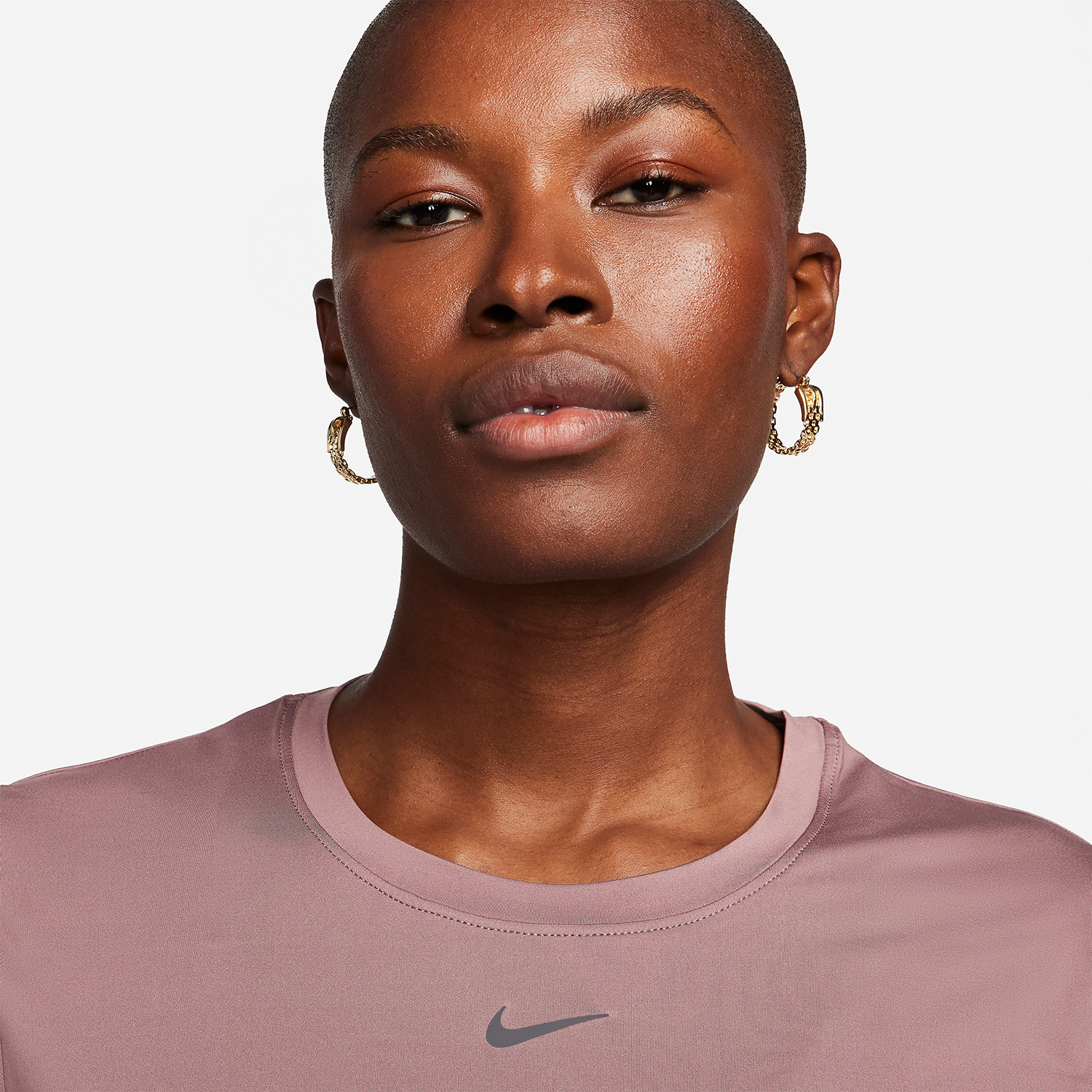 Nike One Classic T-Shirt - Smokey Mauve/Black