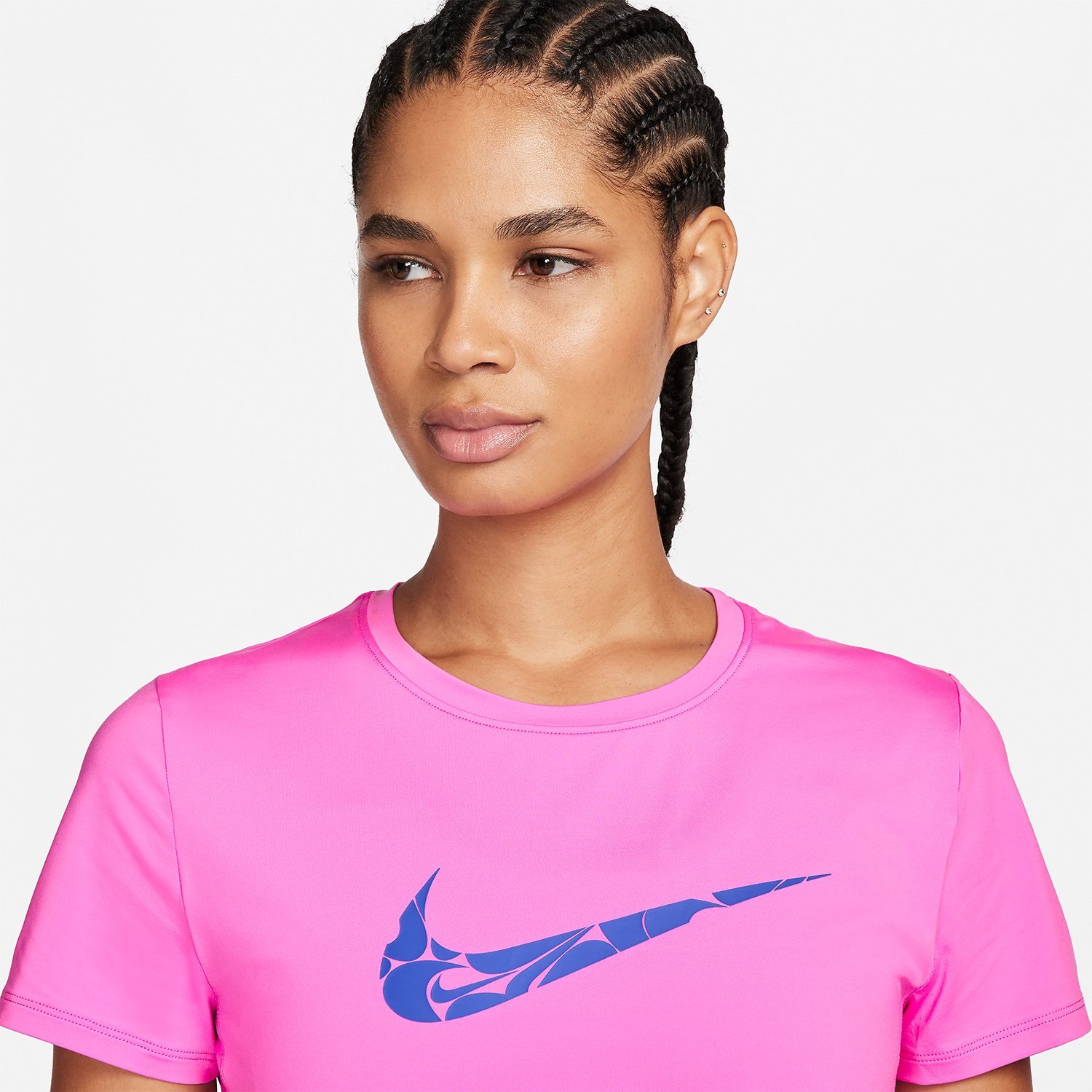 Nike One Swoosh Camiseta - Playful Pink/Hyper Royal