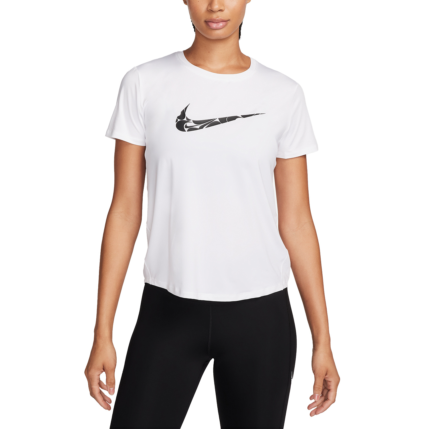 Nike One Swoosh T-Shirt - White/Black