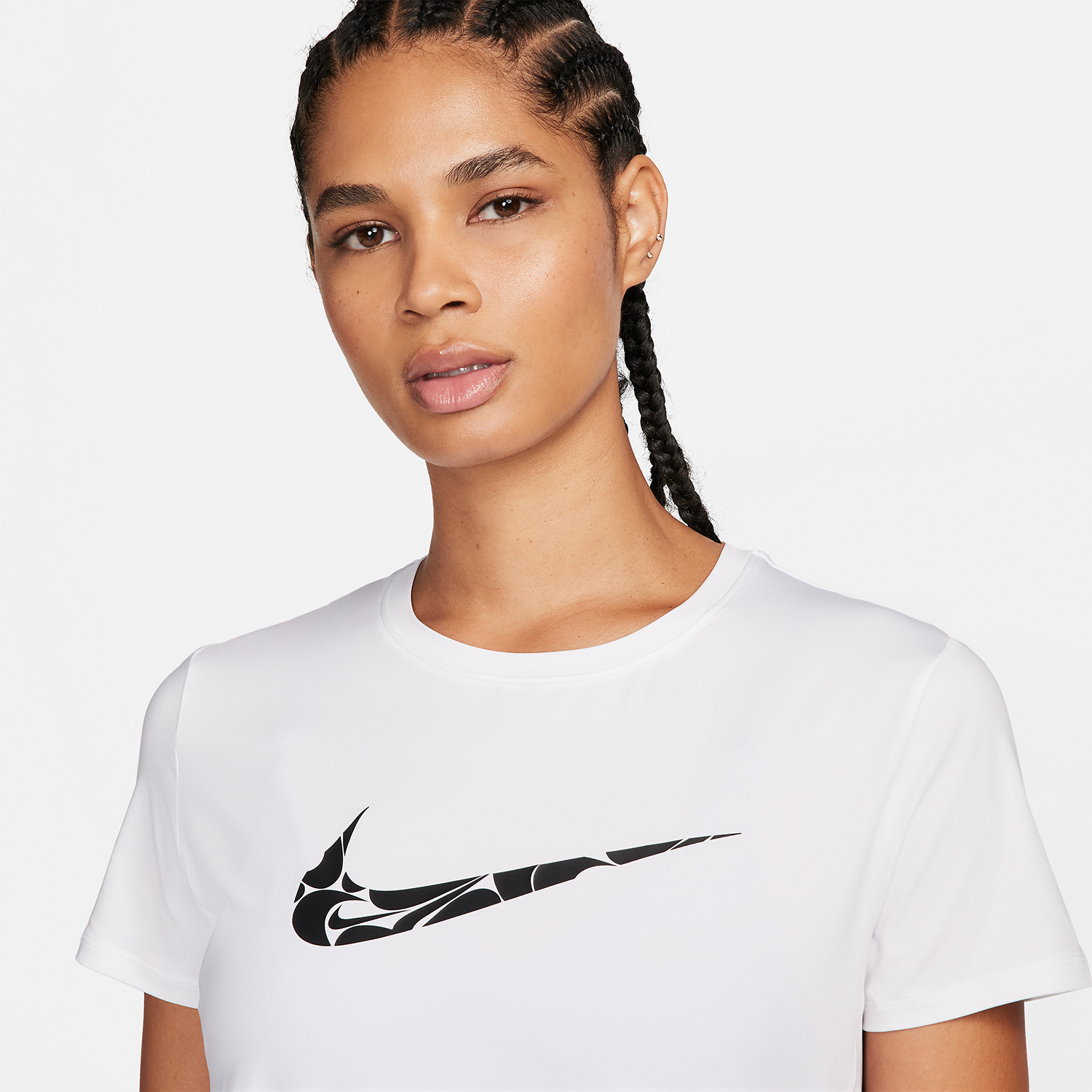 Nike One Swoosh T-Shirt - White/Black