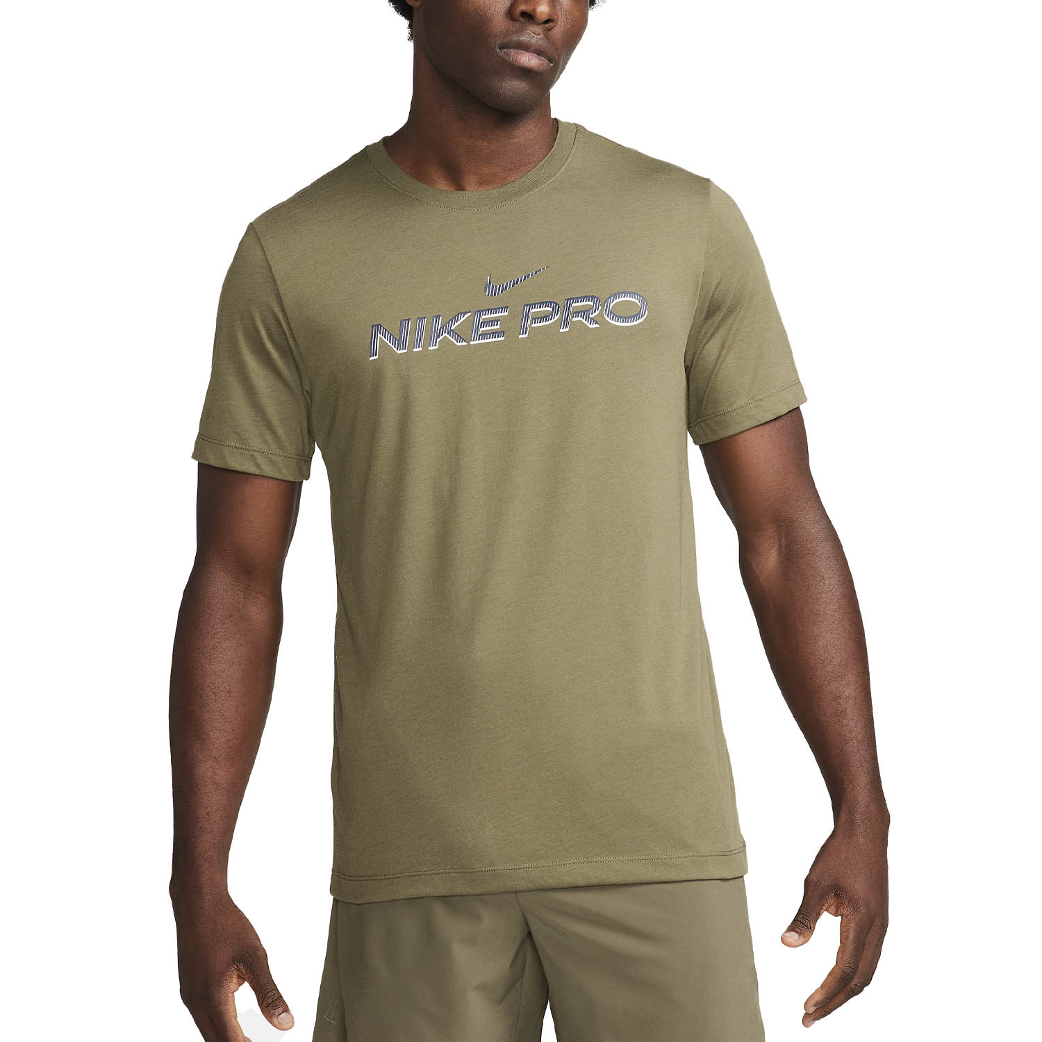 Nike Pro Fitness T-Shirt - Medium Olive