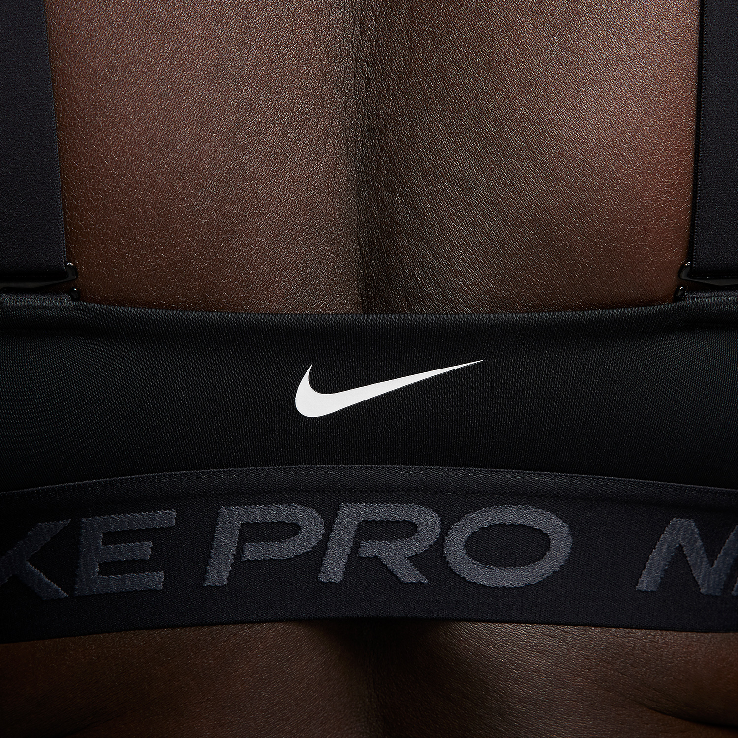 Nike Pro Indy Plunge Sports Bra - Black/Anthracite/White