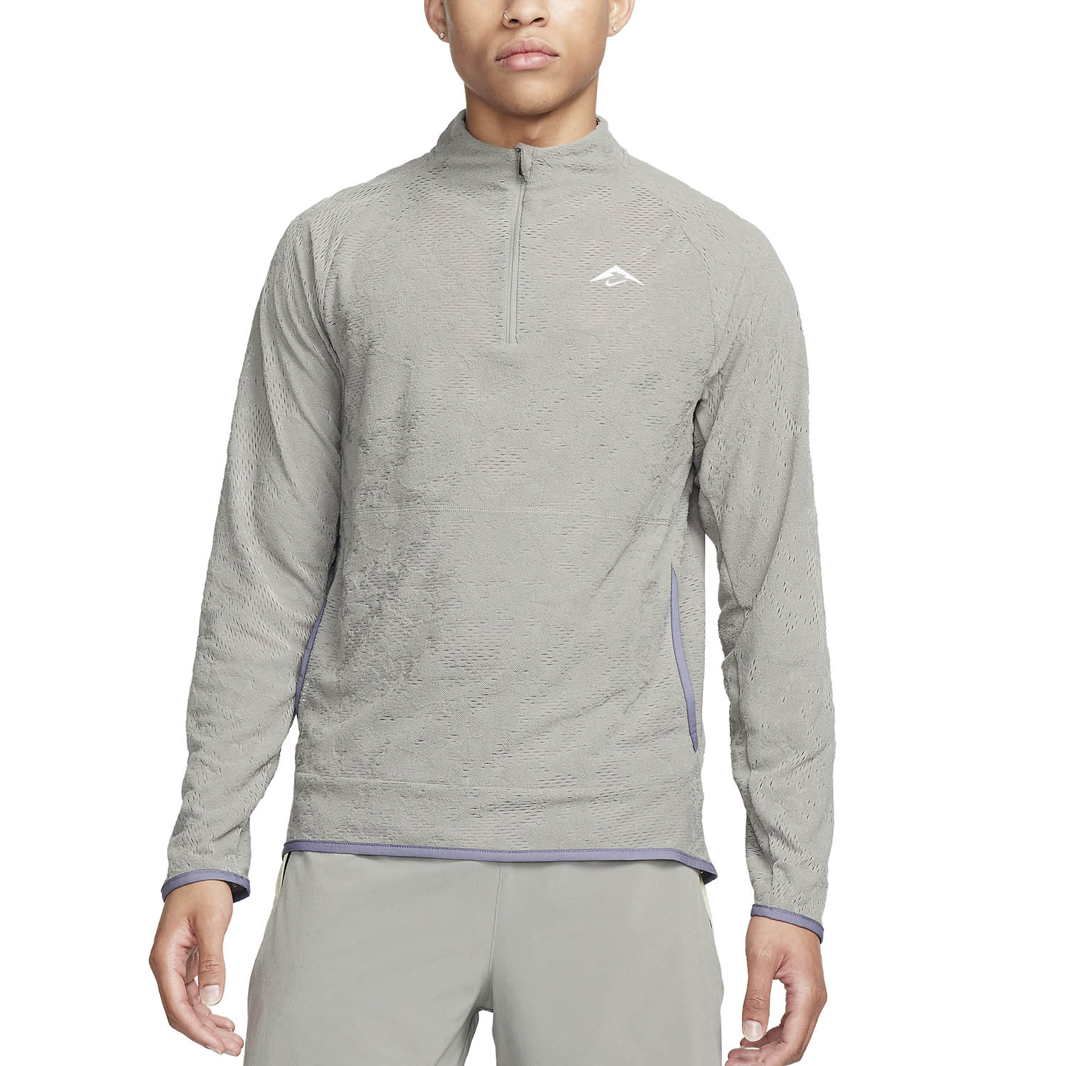 Nike Trail Shirt - Dark Stucco/Summit White