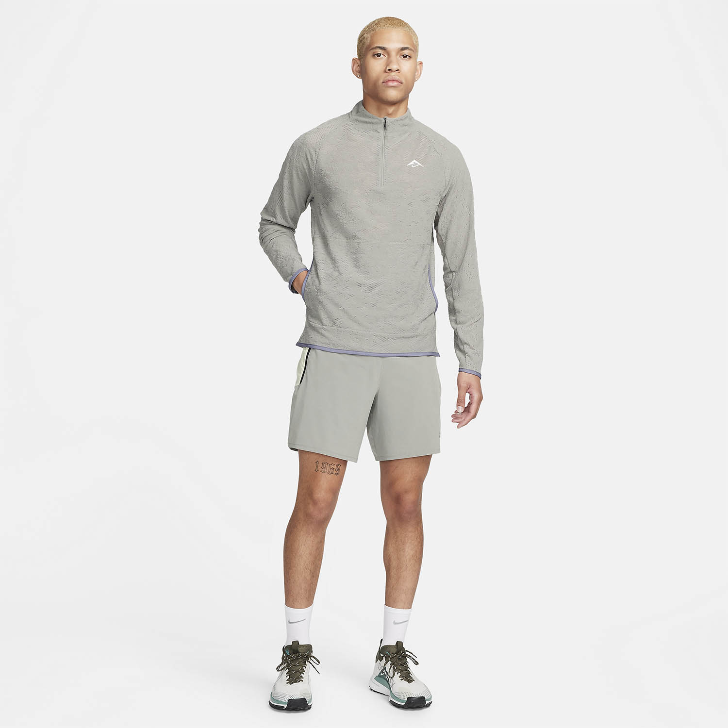 Nike Trail Maglia - Dark Stucco/Summit White