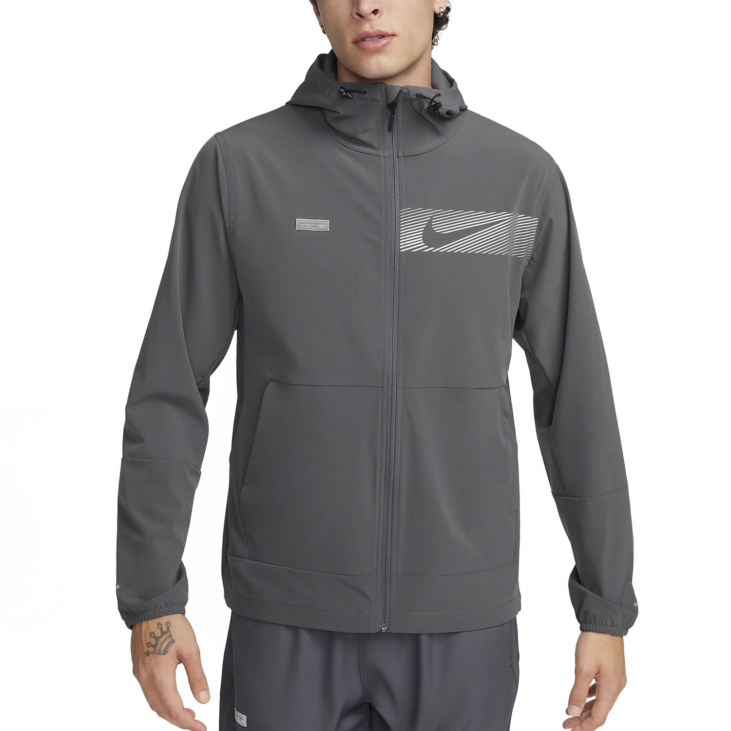 Nike Unlimited Flash Jacket - Iron Grey/Reflective Silver