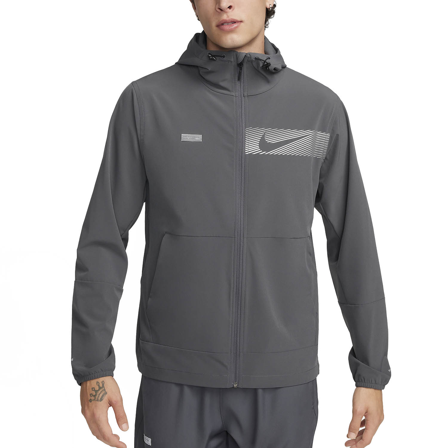 Nike Unlimited Flash Chaqueta - Iron Grey/Reflective Silver