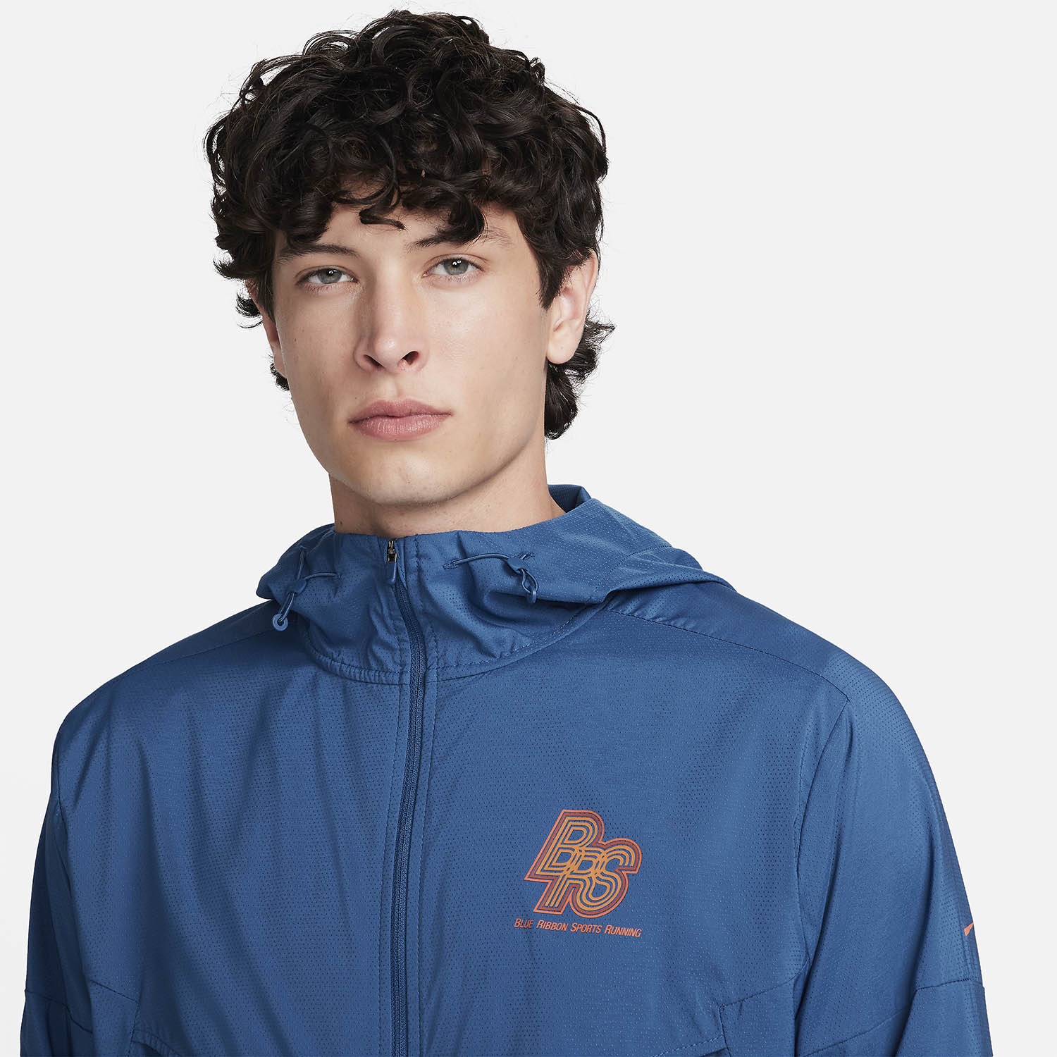 Nike Windrunner Energy Repel BRS Jacket - Court Blue/Safety Orange