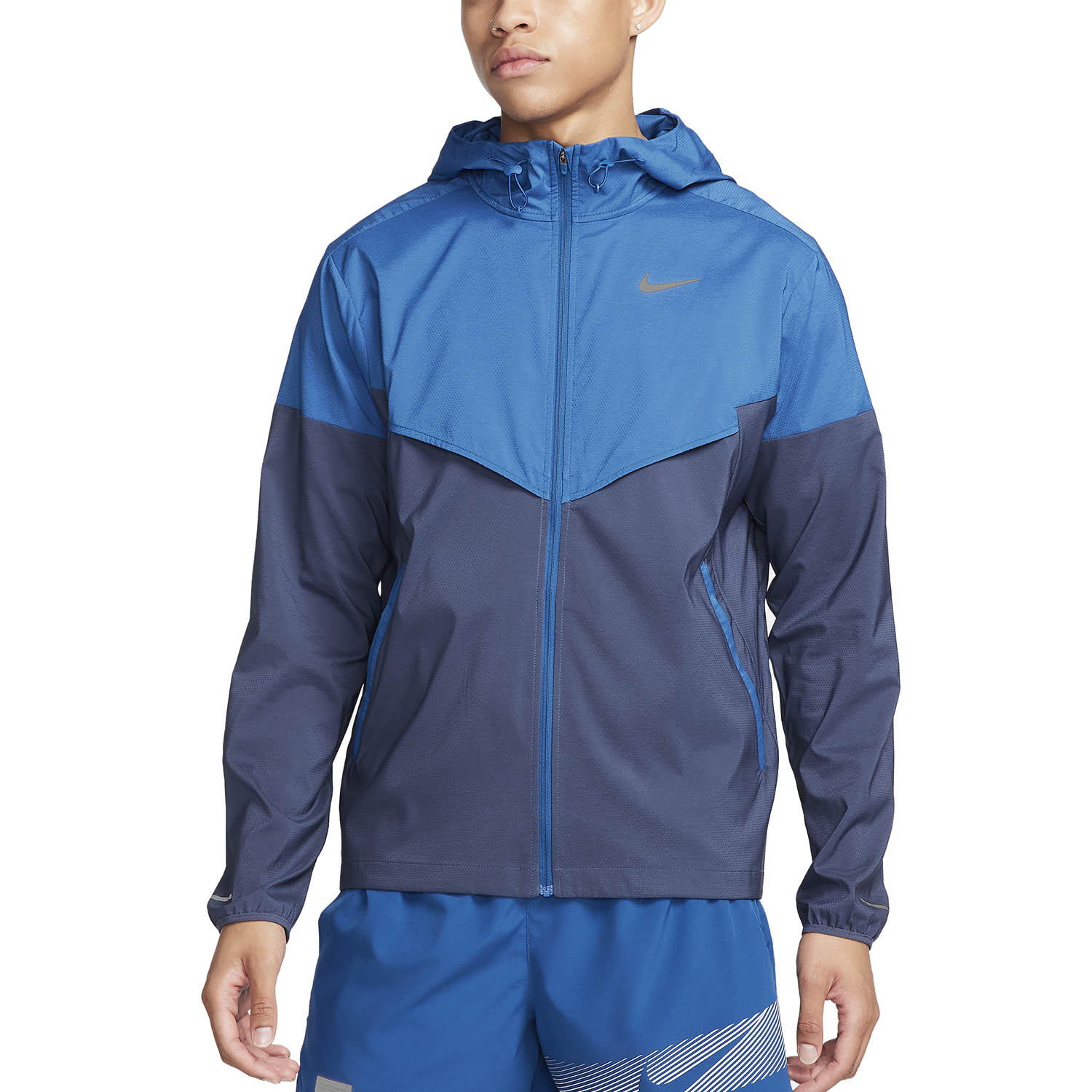 Nike Light Windrunner Jacket - Court Blue/Thunder Blue/Reflective Silver