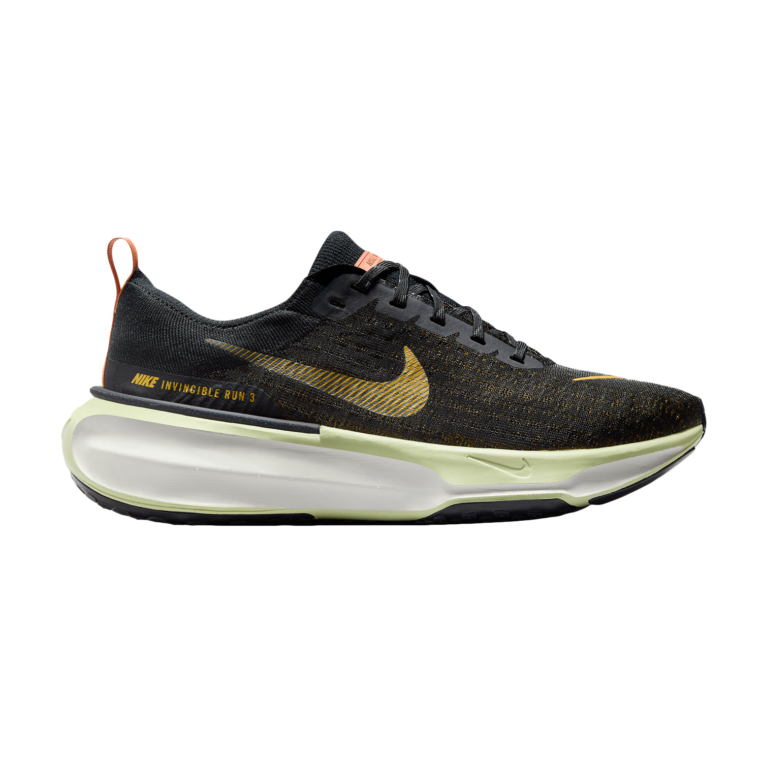 Nike ZoomX Invincible Run Flyknit 3 - Black/Bronzine/Olive Aura/Amber Brown