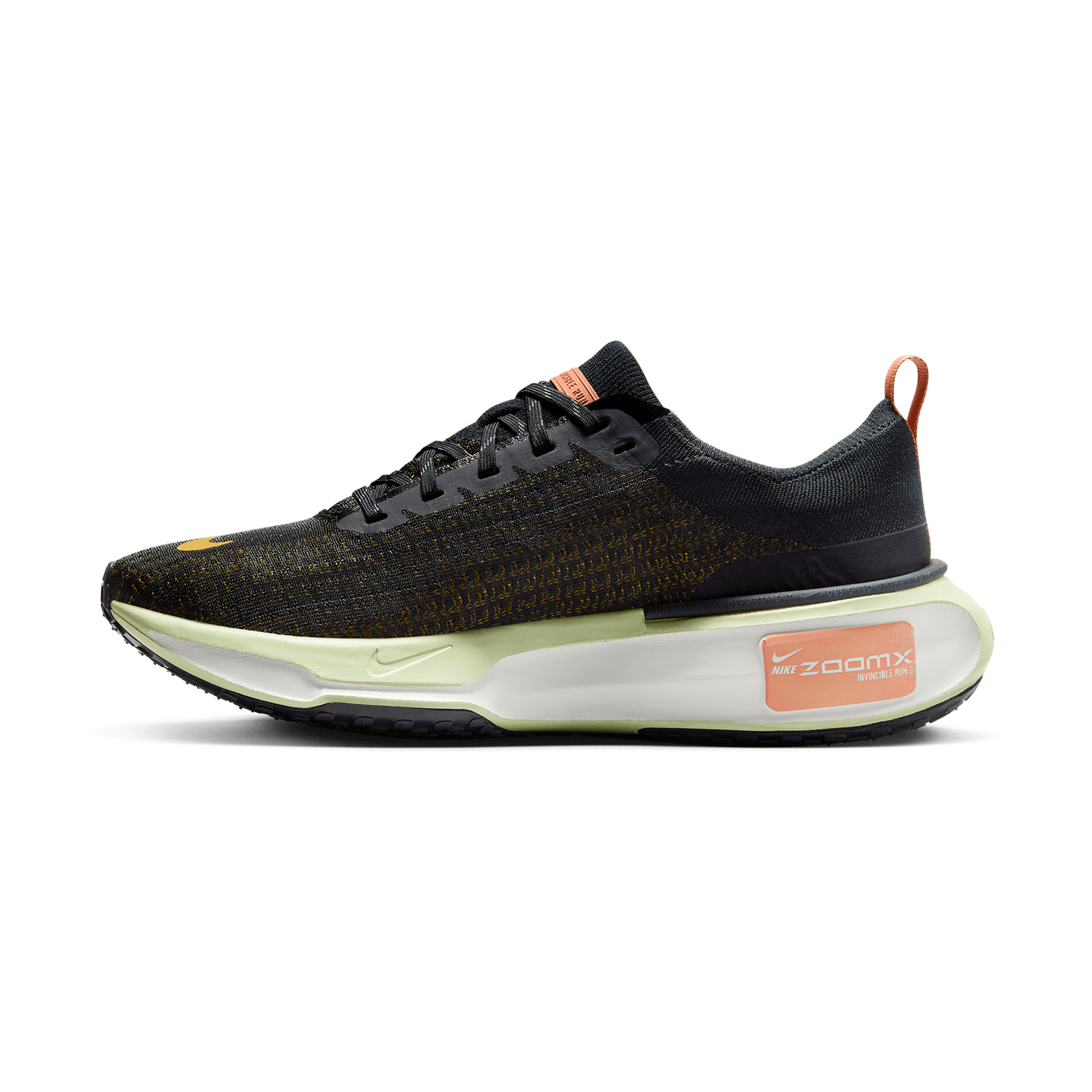 Nike ZoomX Invincible Run Flyknit 3 - Black/Bronzine/Olive Aura/Amber Brown