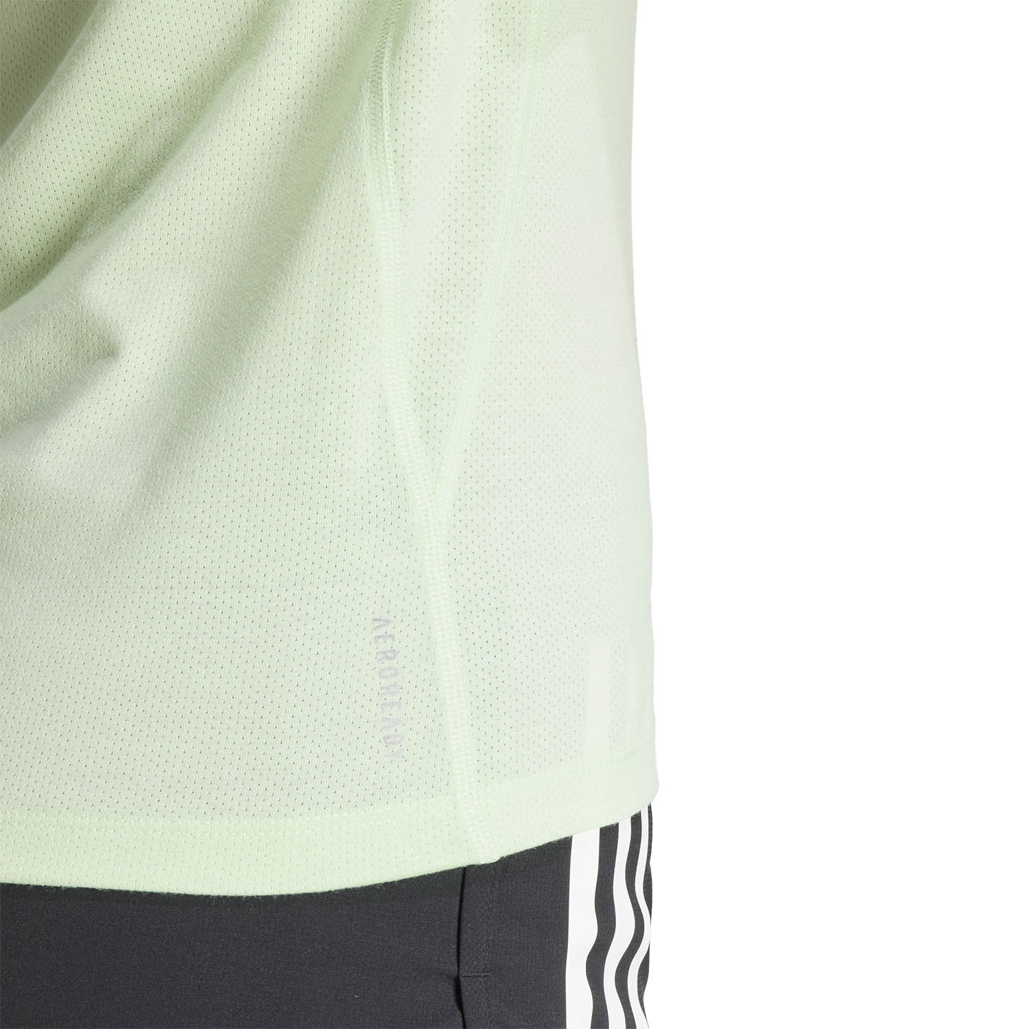 adidas 3S Own The Run T-Shirt - Semi Green Spark