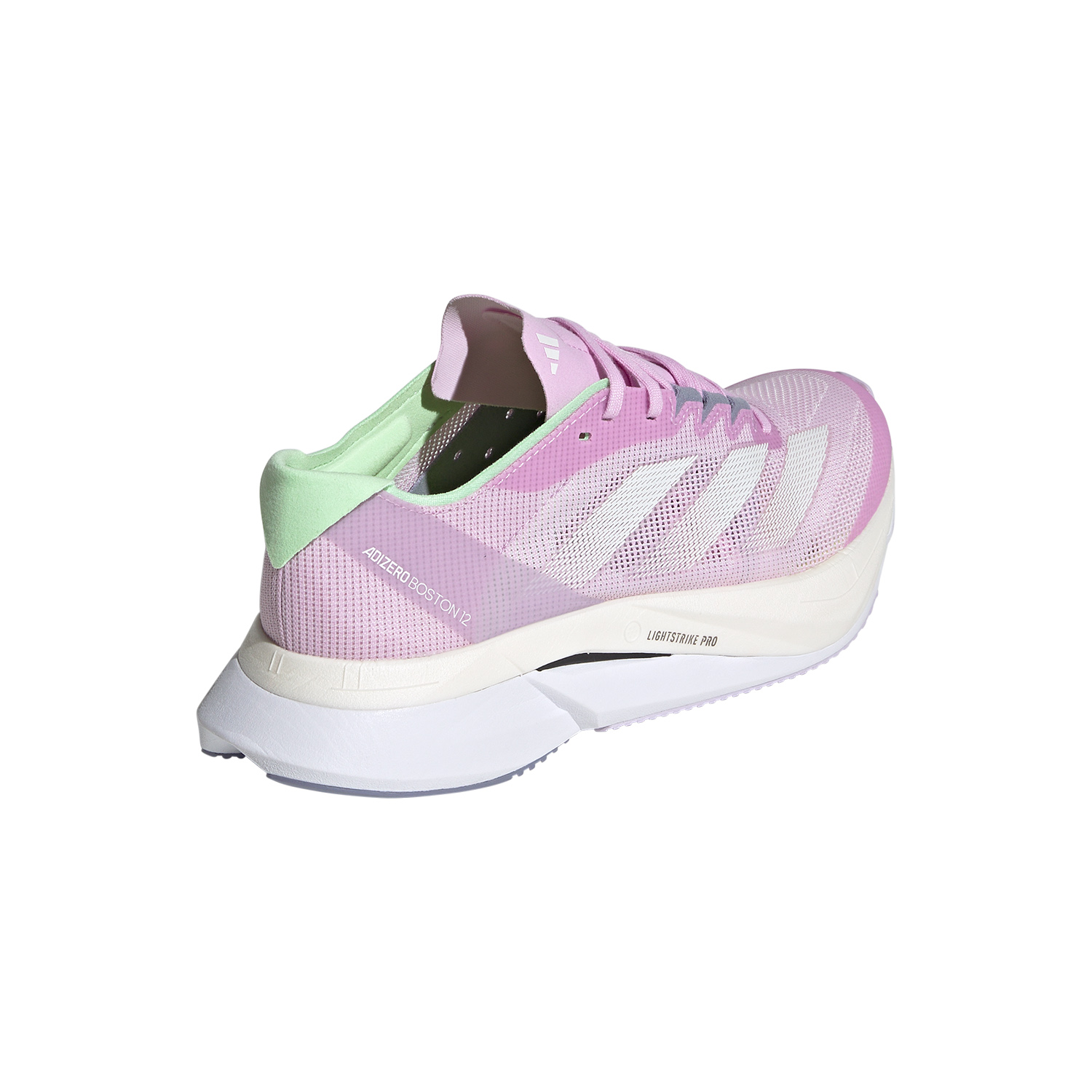 adidas adizero Boston 12 - Bliss Lilac/Zero Metallic/Semi Green Spark