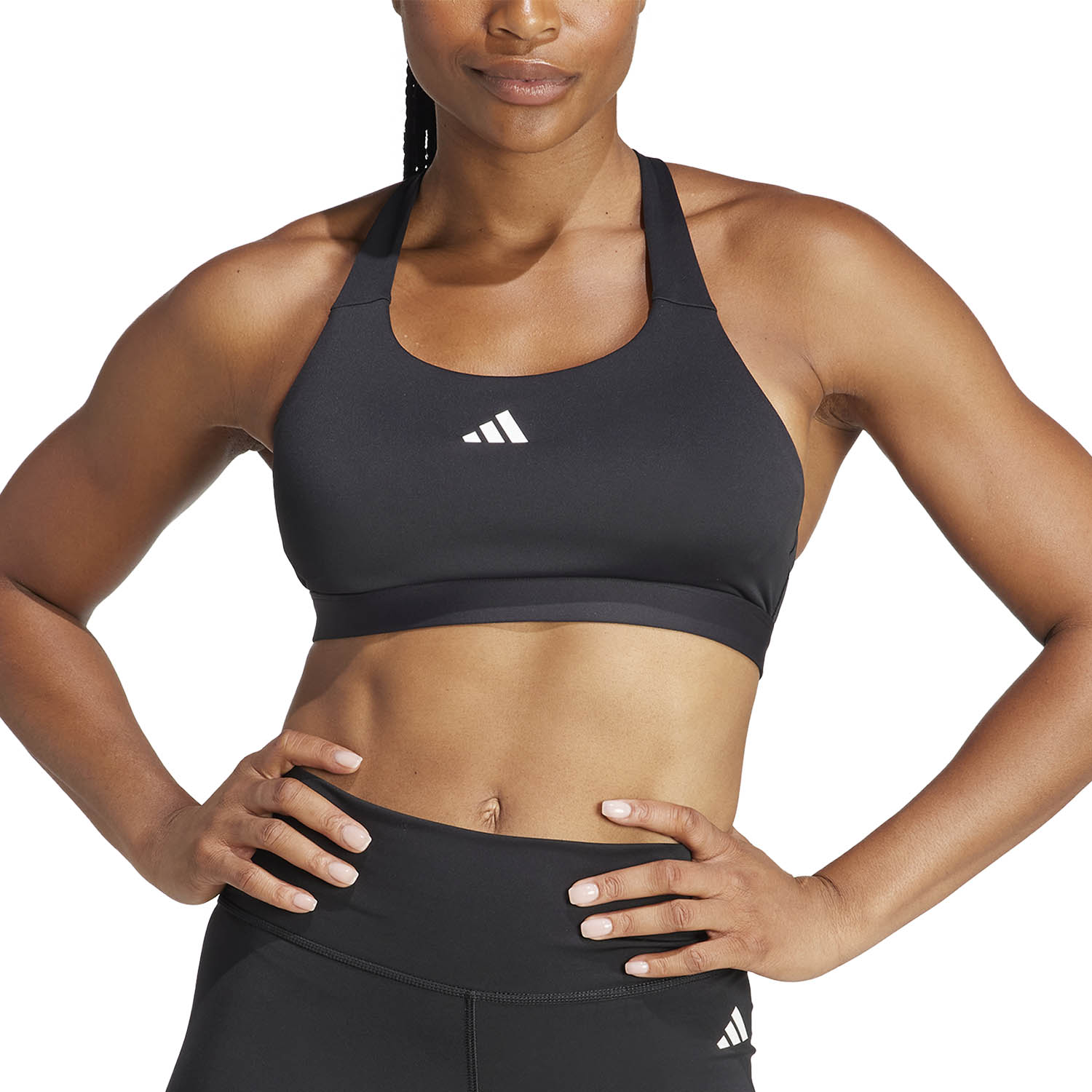 adidas Engineered 3Bar Reggiseno Sportivo - Black