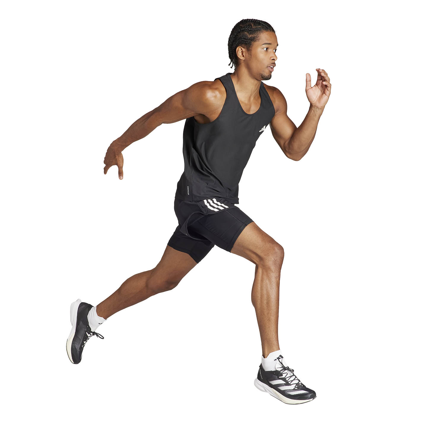 adidas Own The Run AEROREADY Tank - Black