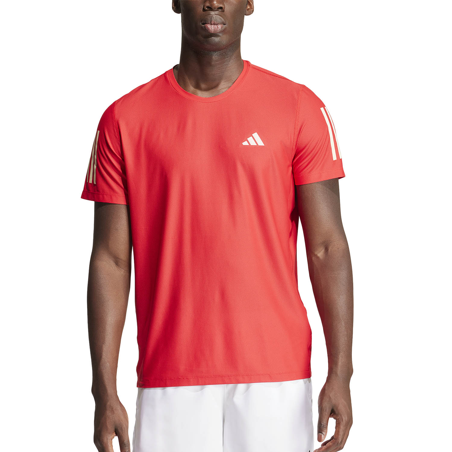 adidas Own The Run T-Shirt - Better Scarlet